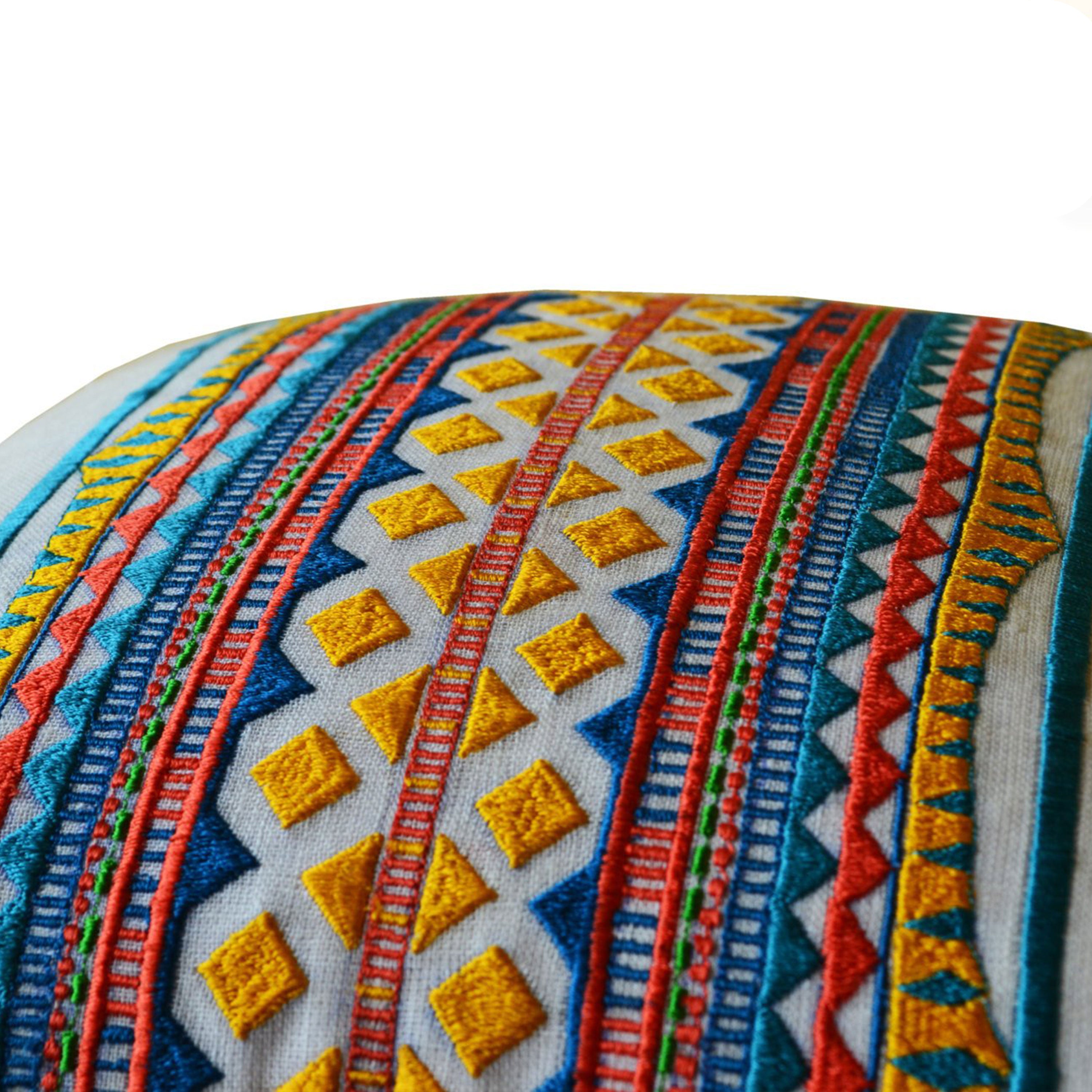 Mexican Aztec Throw Pillow Cover