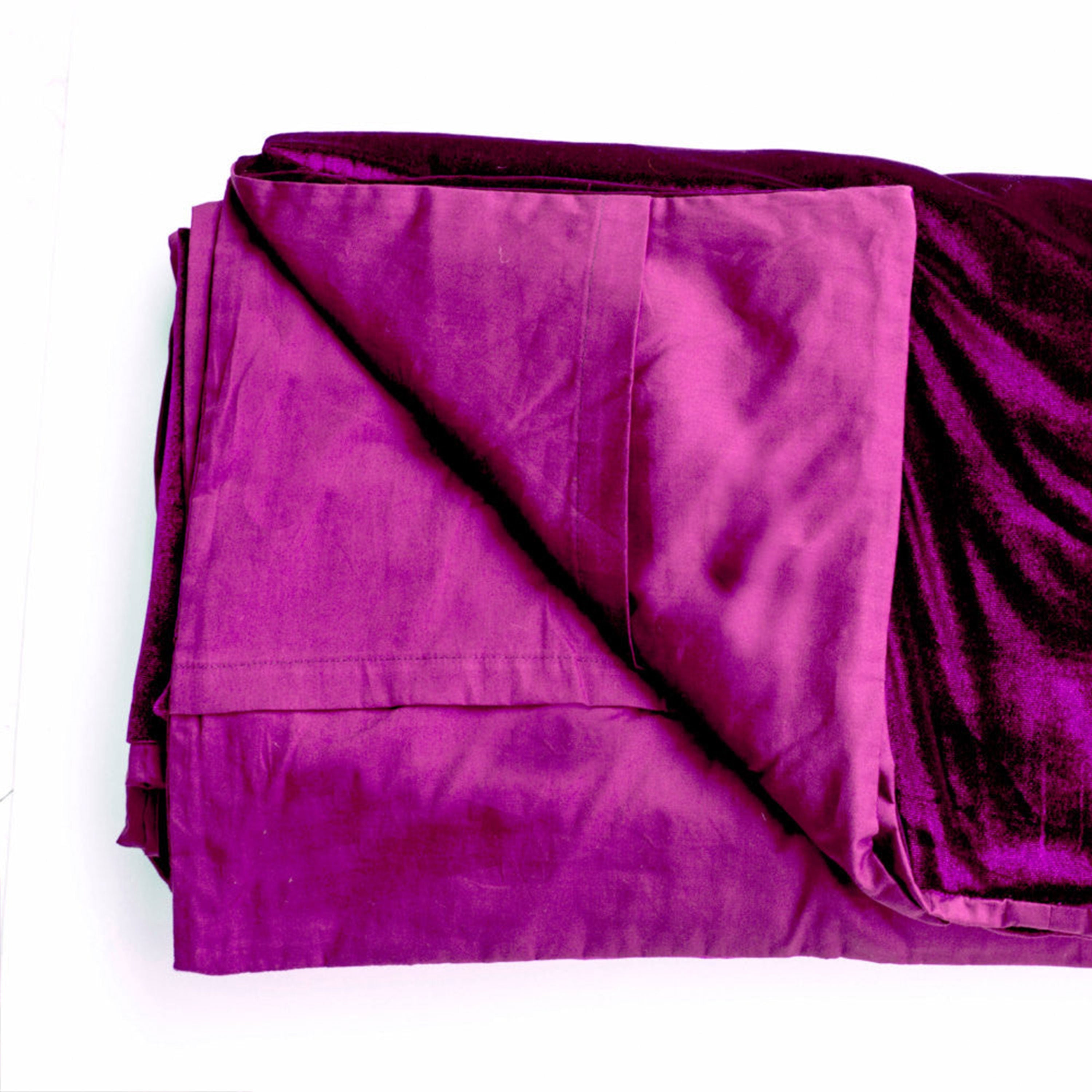 Purple Velvet Bedcover