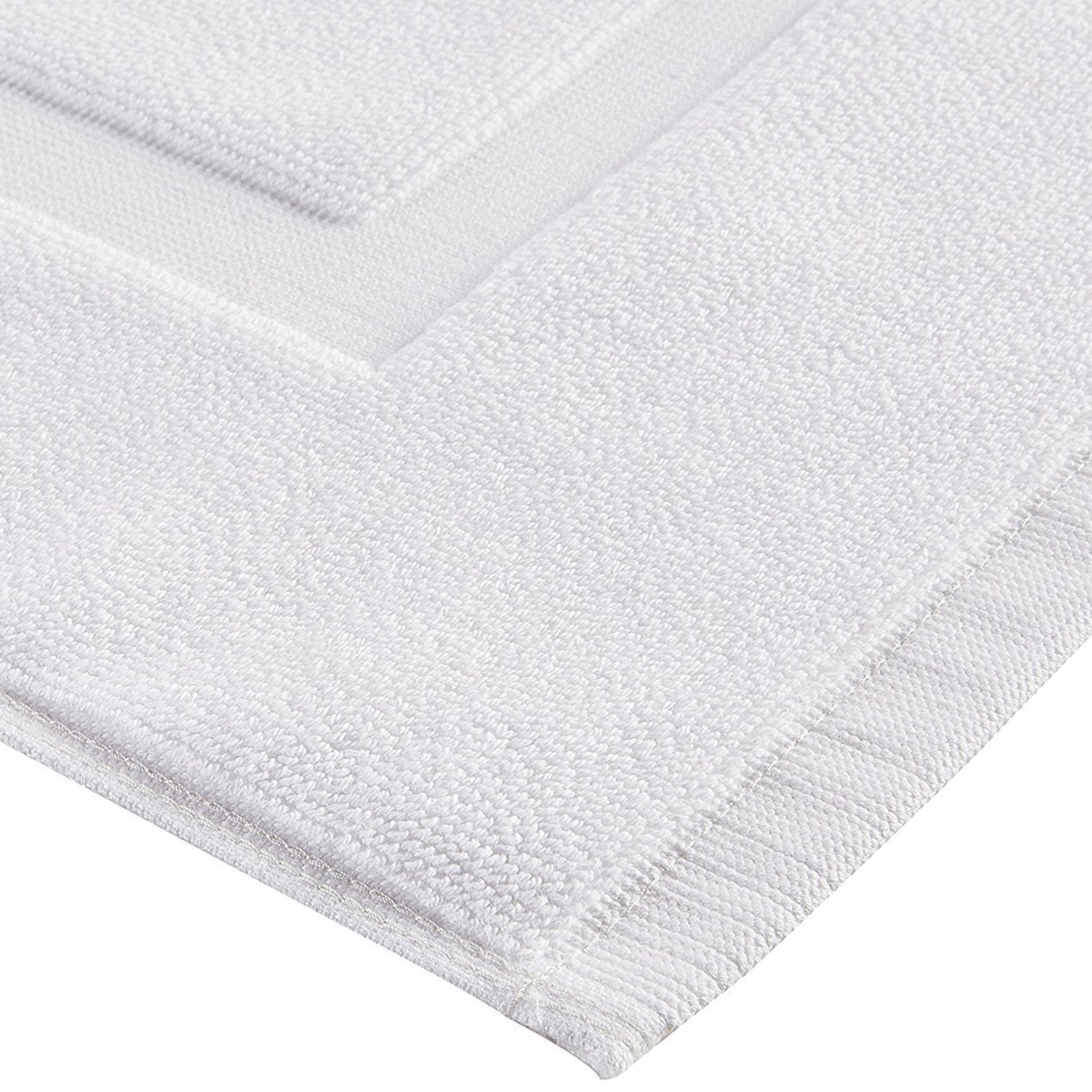 Personalized White Bath Mat, Monogram Bathmat