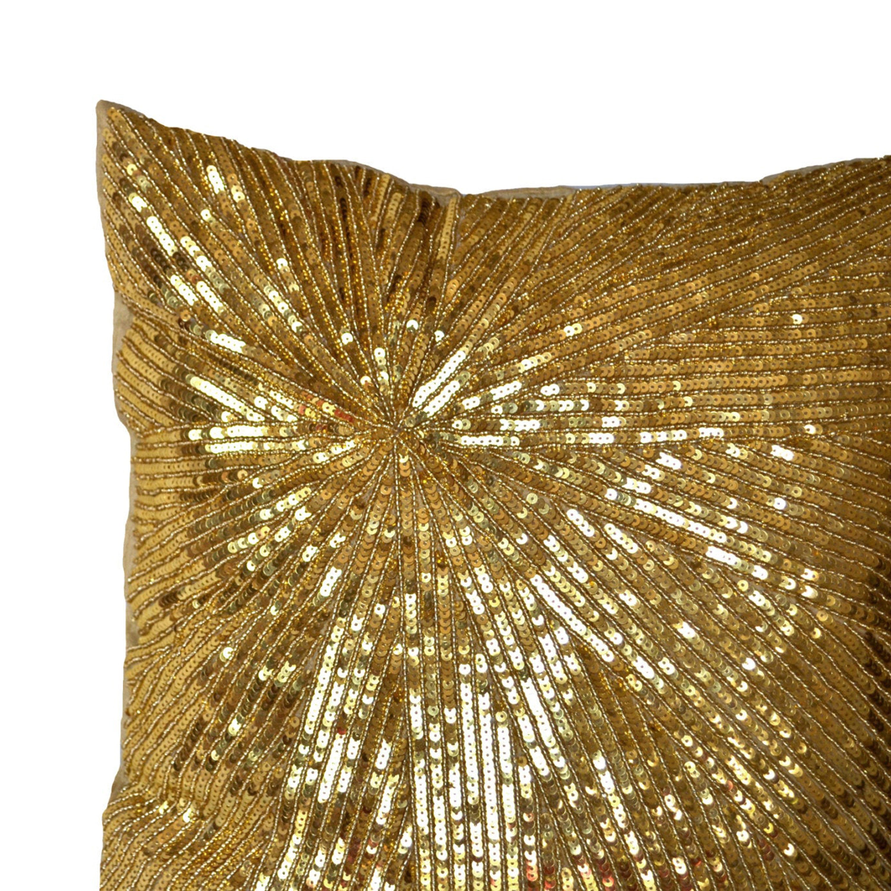 Gold Sequin Pillow