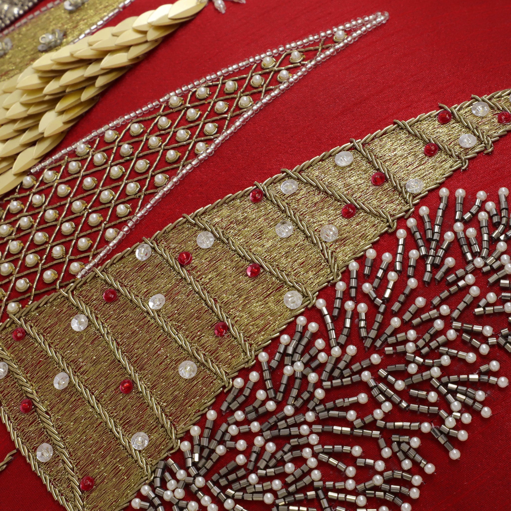 Red Christmas Tree Pillow Cover