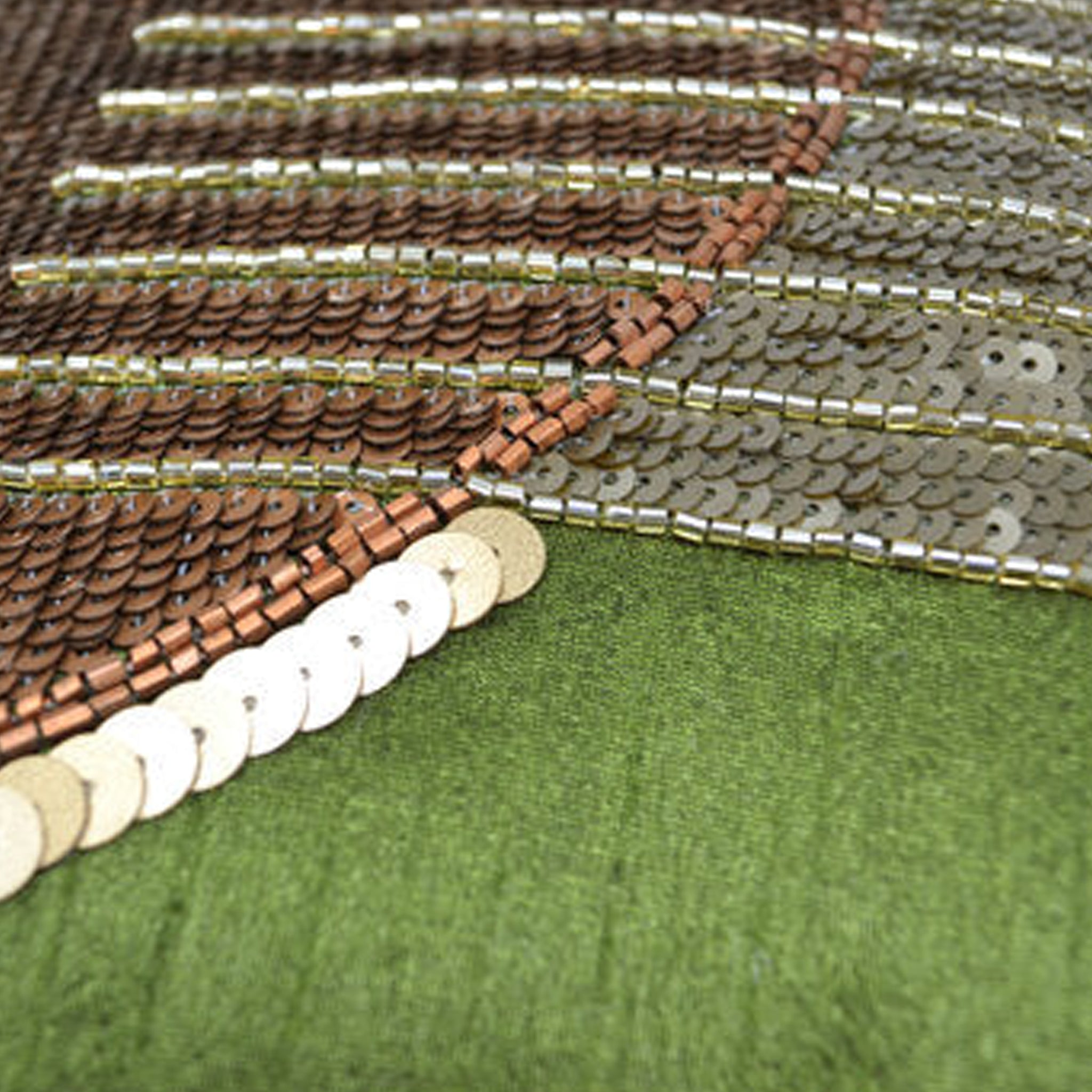 Olive Green Mid Century Pillow Cover