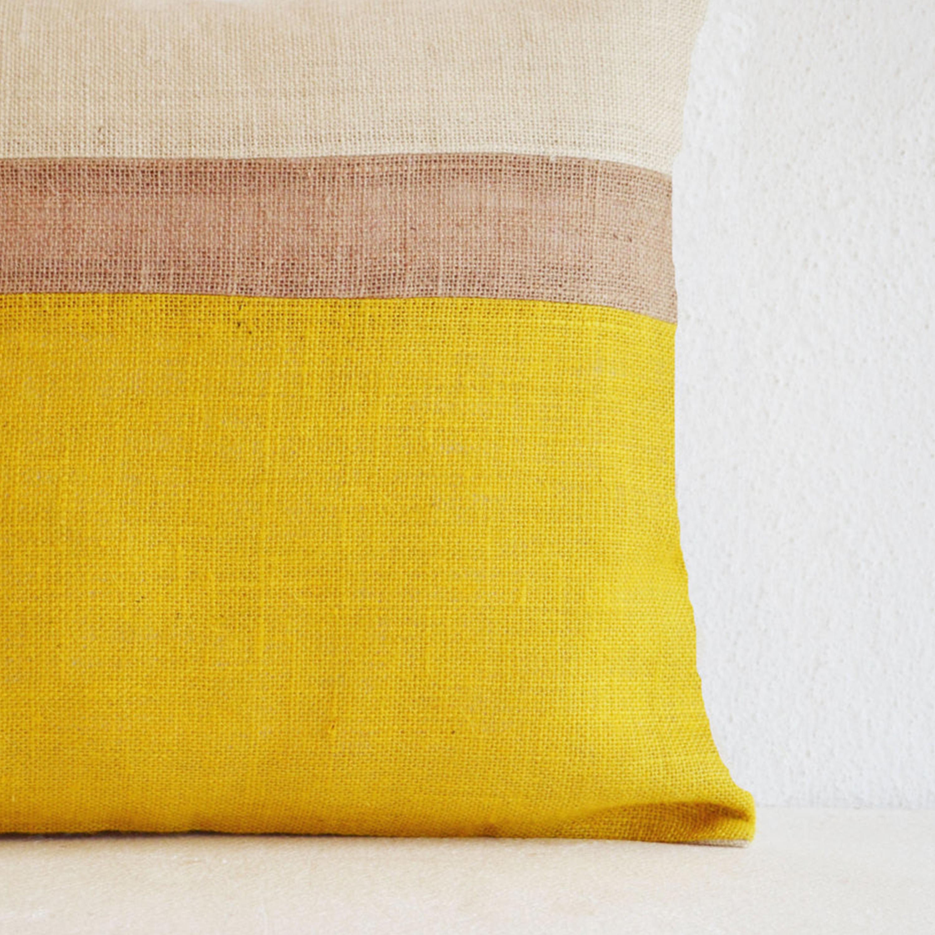 Yellow Pillow -Throw Pillows color block -Outdoor Pillows - Decorative cushion cover- Spring Throw pillow gift pillow 16X16
