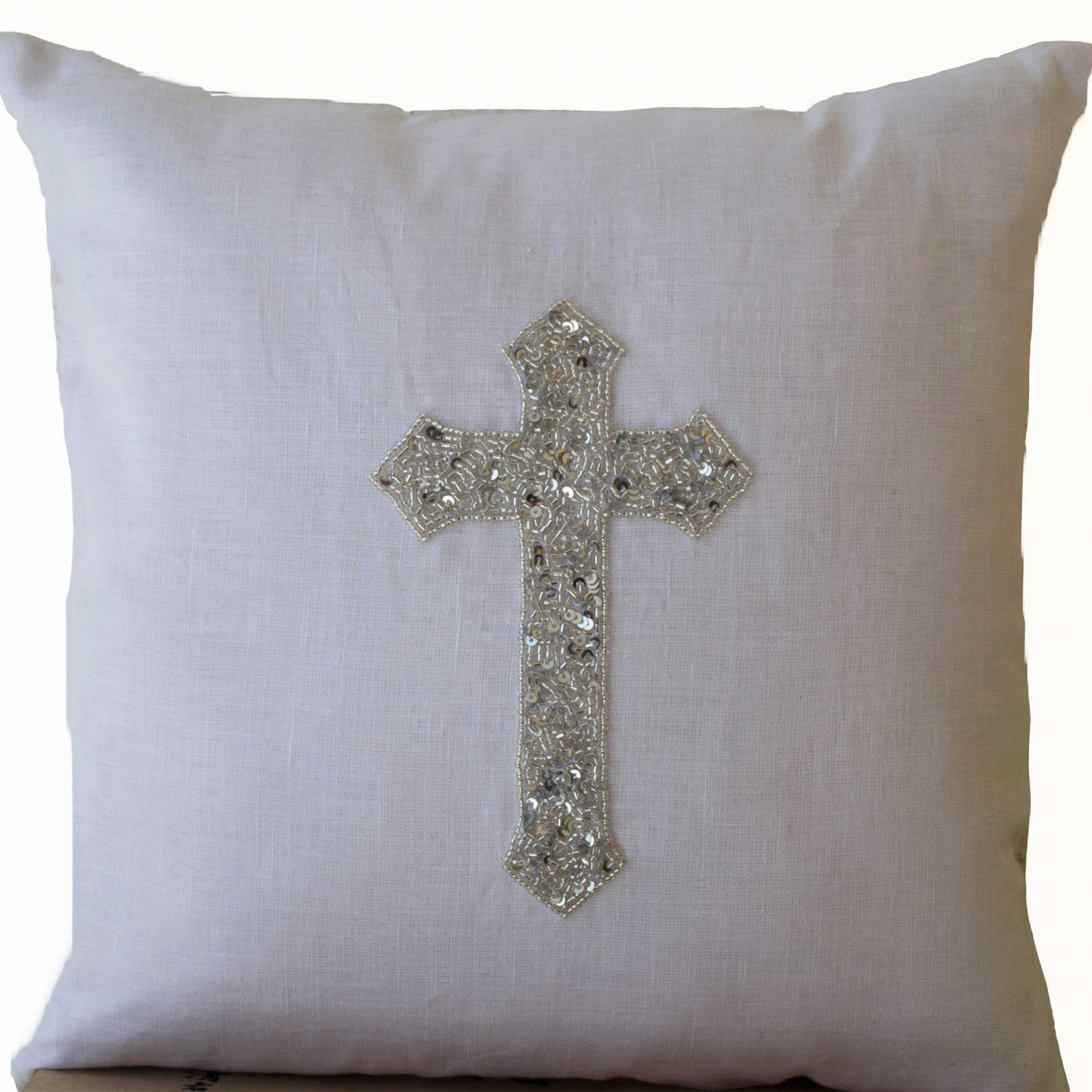 Laurel w/ Cross Pillow main image 0