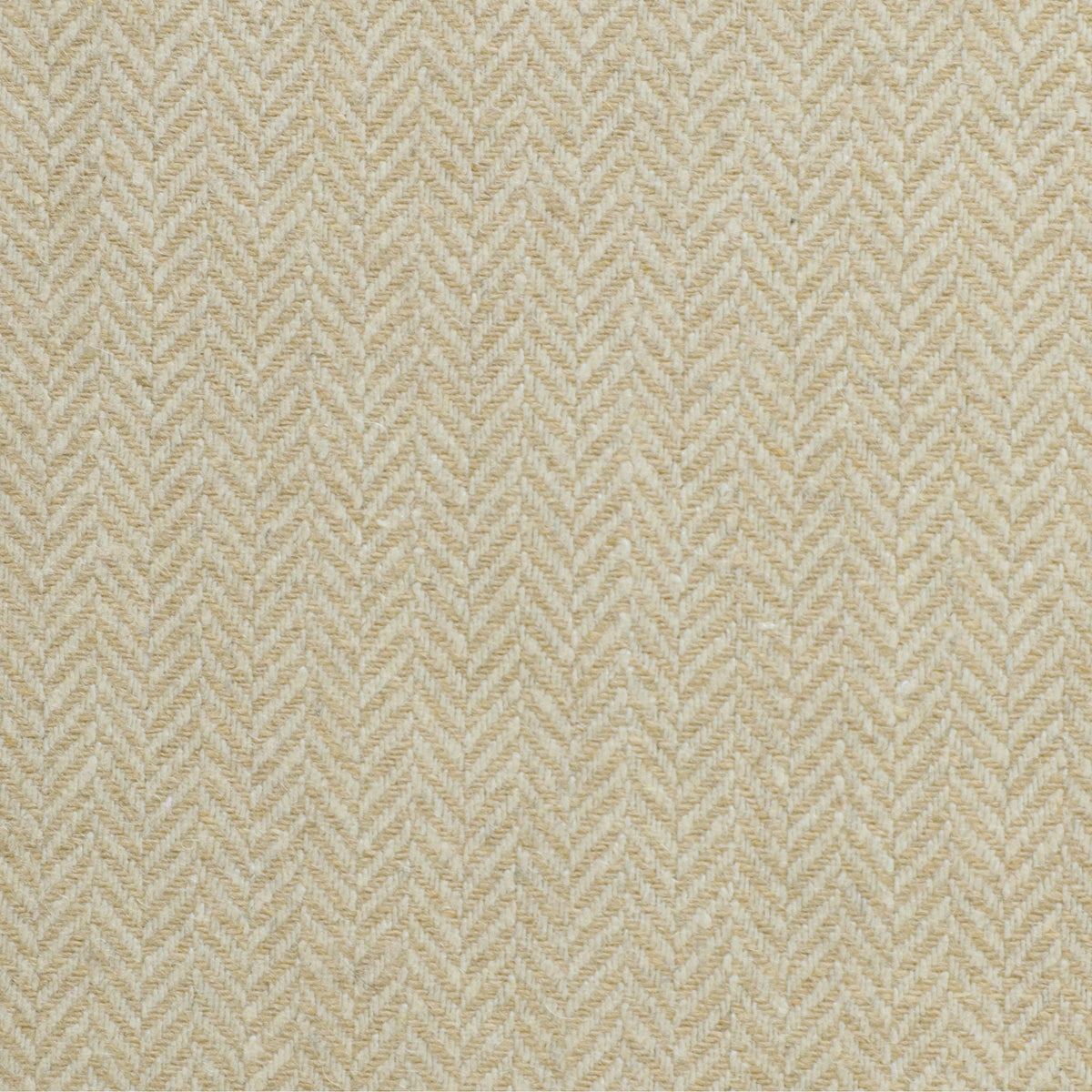A full-frame macro shot showing the fabric texture of a beige variant of the Double Flange Chevron Throw Pillow. The close-up view captures the intricate, tightly woven herringbone chevron pattern in light cream and tan threads across the flat material surface.