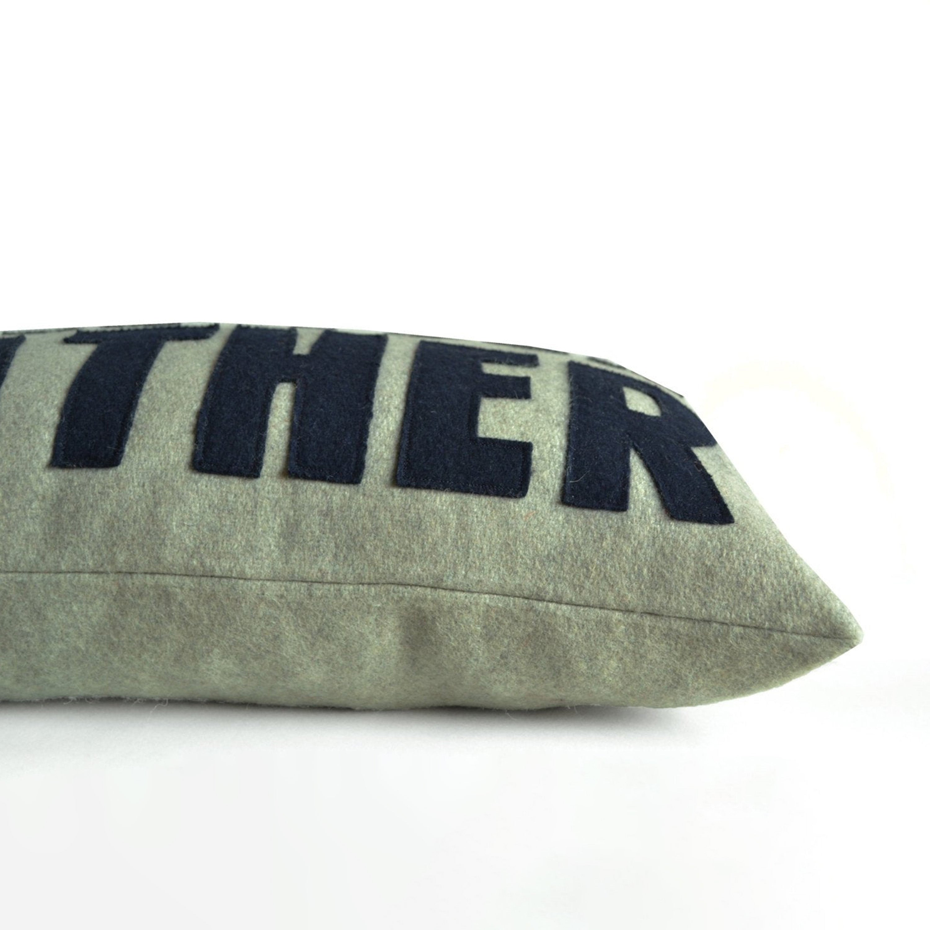 Call Your Father - Felt Throw Pillow Cover