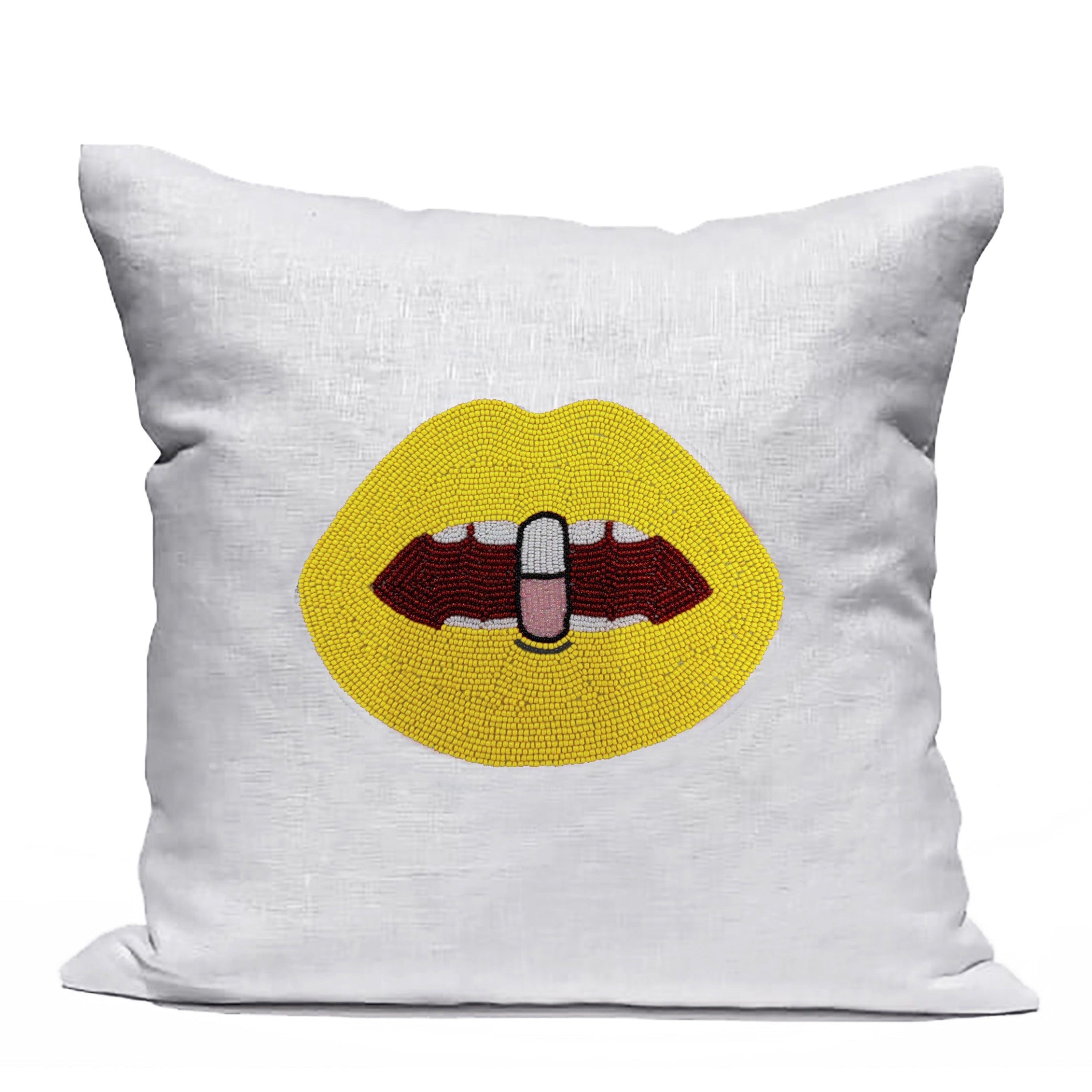 Pink Chill Pill Pillow Cover