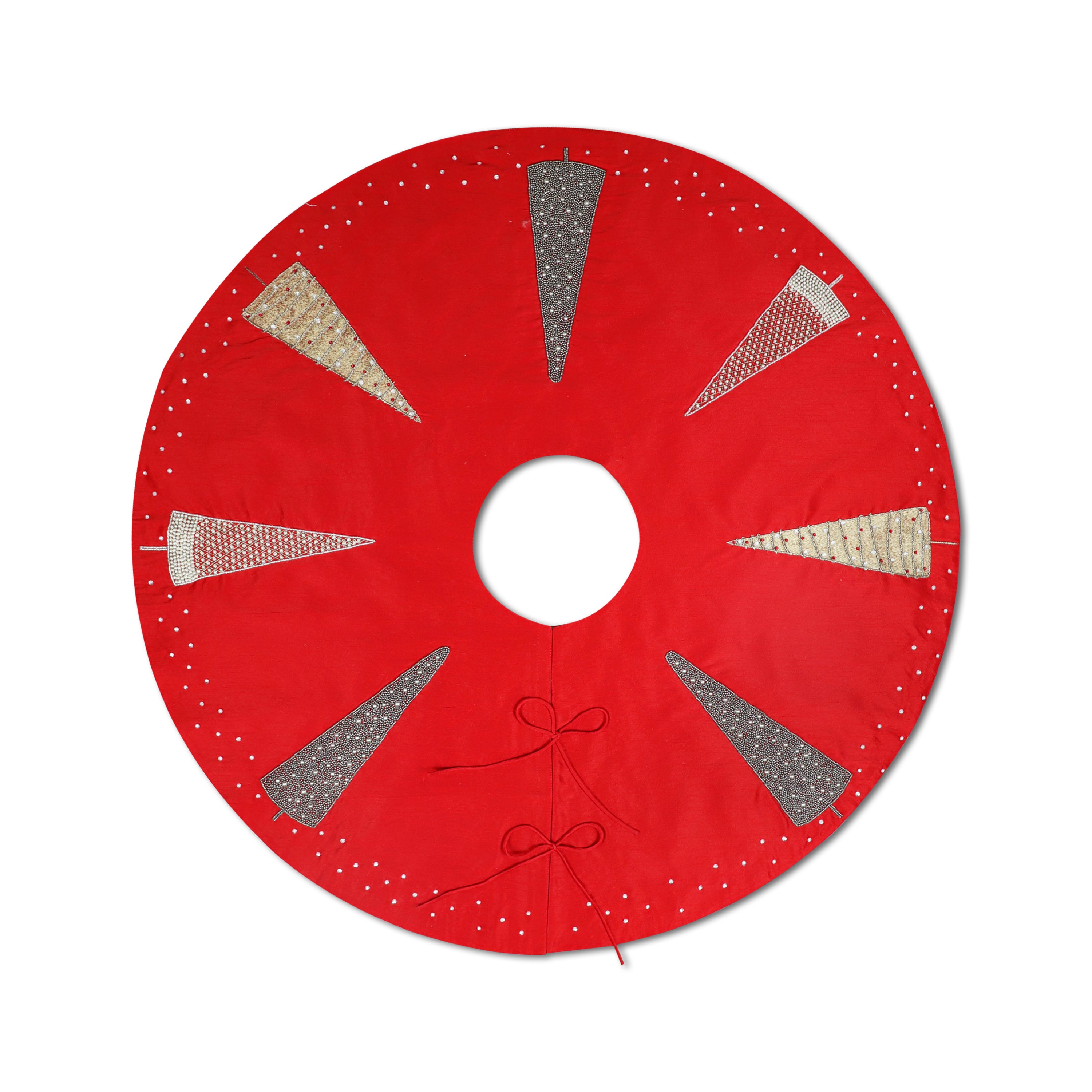 Ornament Red Christmas Tree Skirt