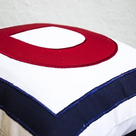 Monogram Pillow - Big letter pillow- Alphabet throw pillow