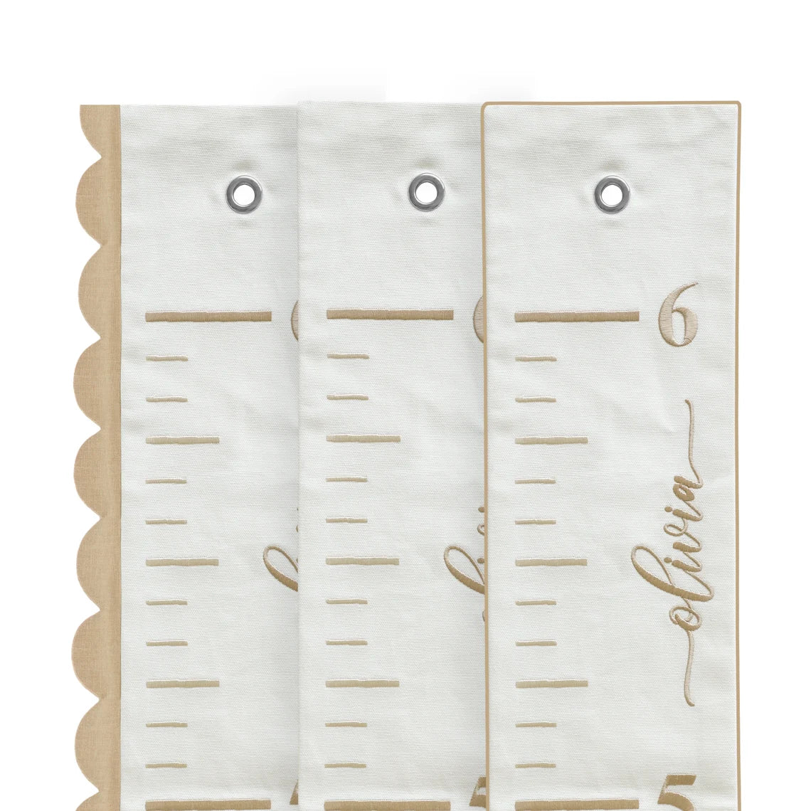 Custom listing for Shinjani - 1 custom embroidered fabric growth chart