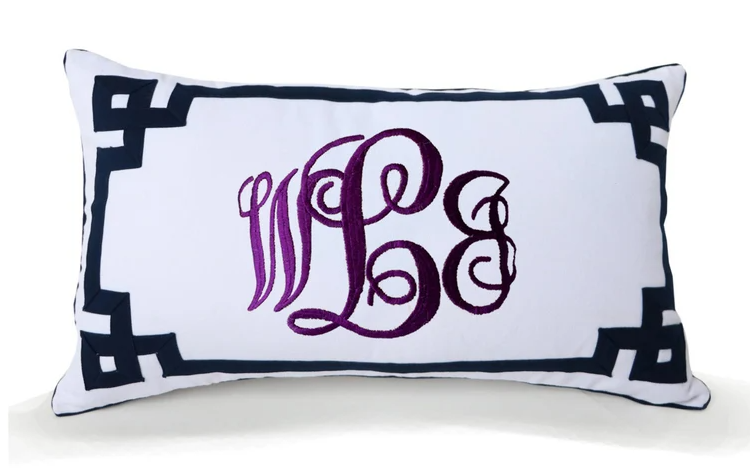 Bespoke embroidered linen pillow cover – handcrafted with premium fabric and detailed stitching for durability.