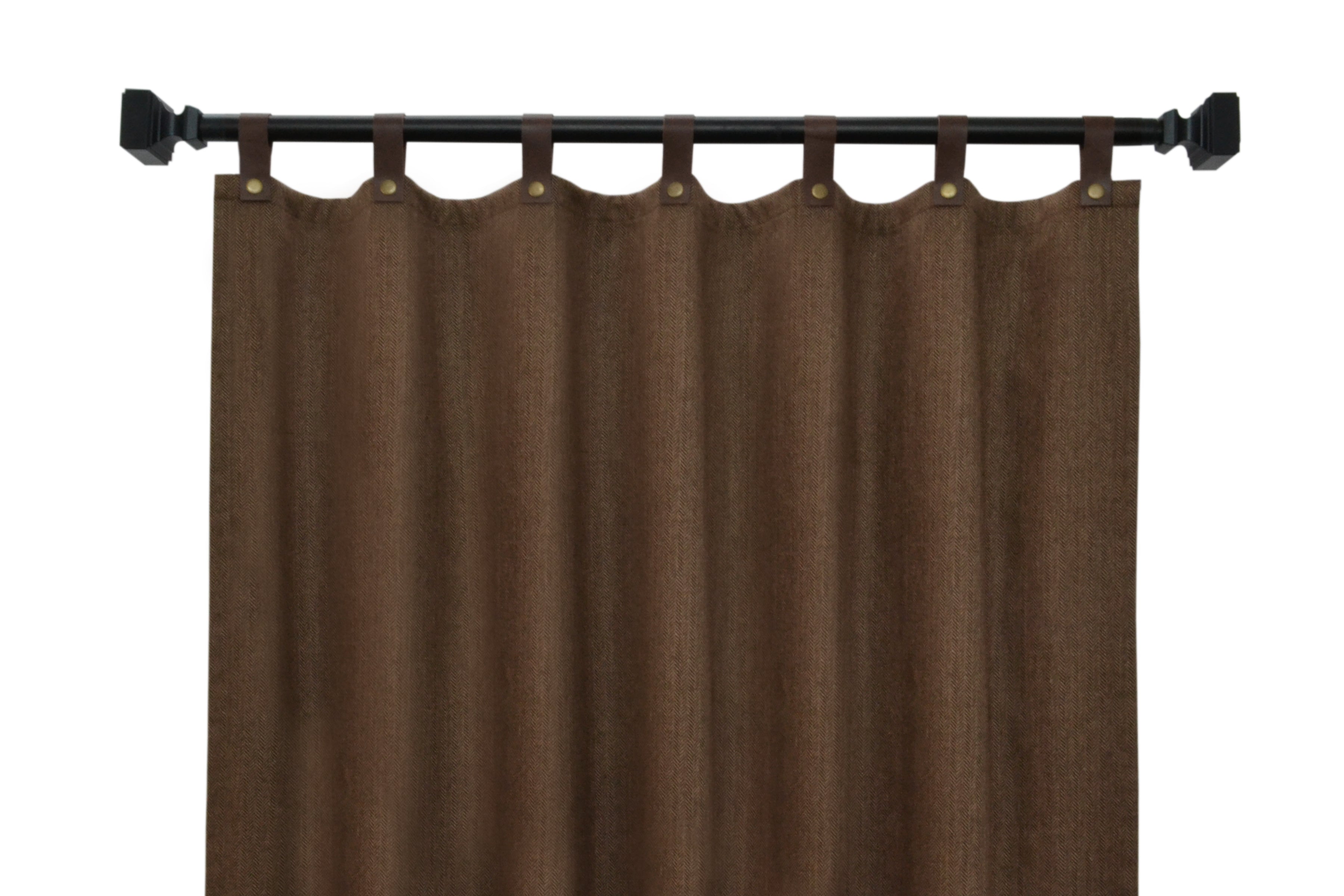 Brown chevron shower sale curtain