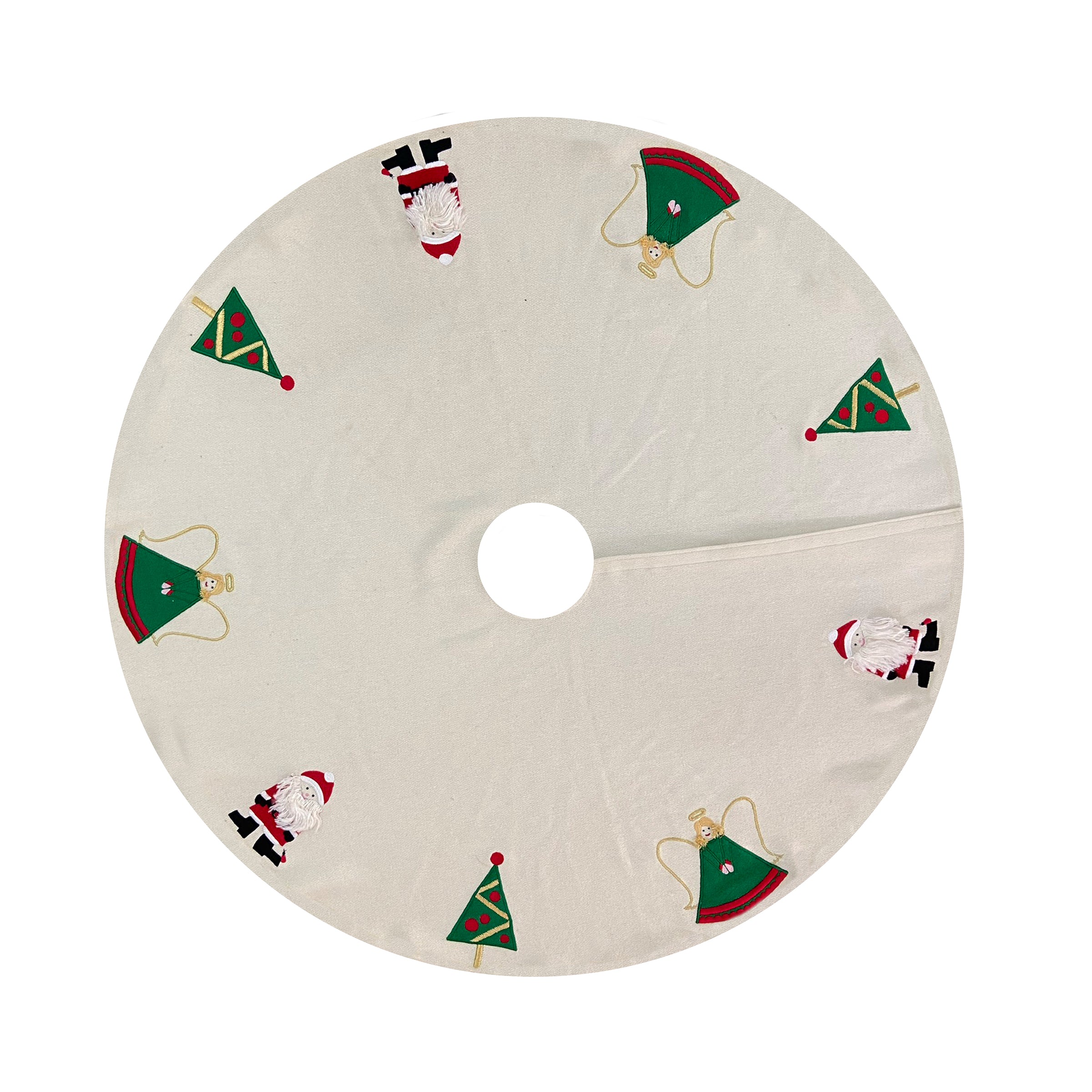 Amore Beaute Traditional American Christmas Tree Skirt
