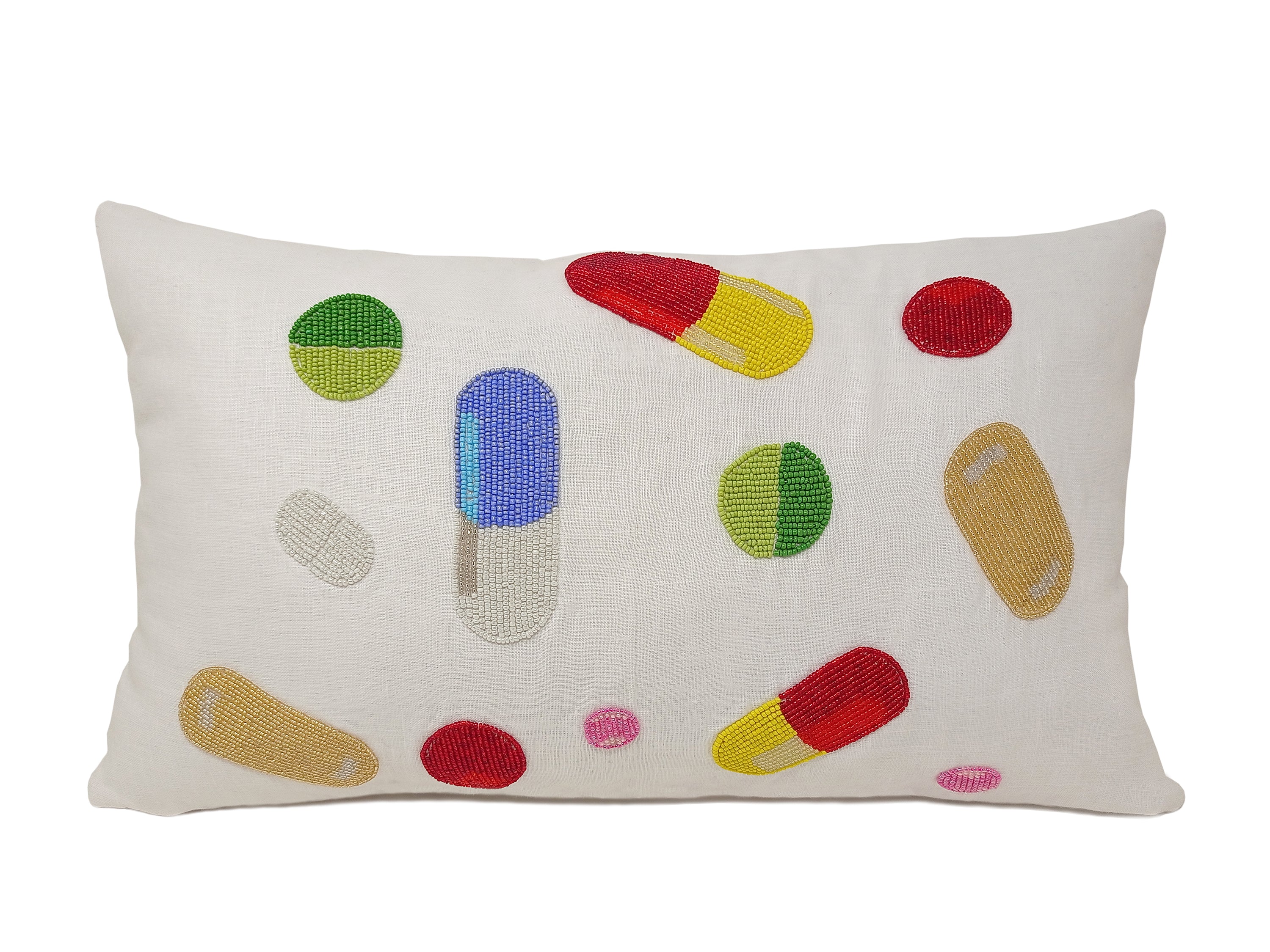 Embellished Throw Pillow