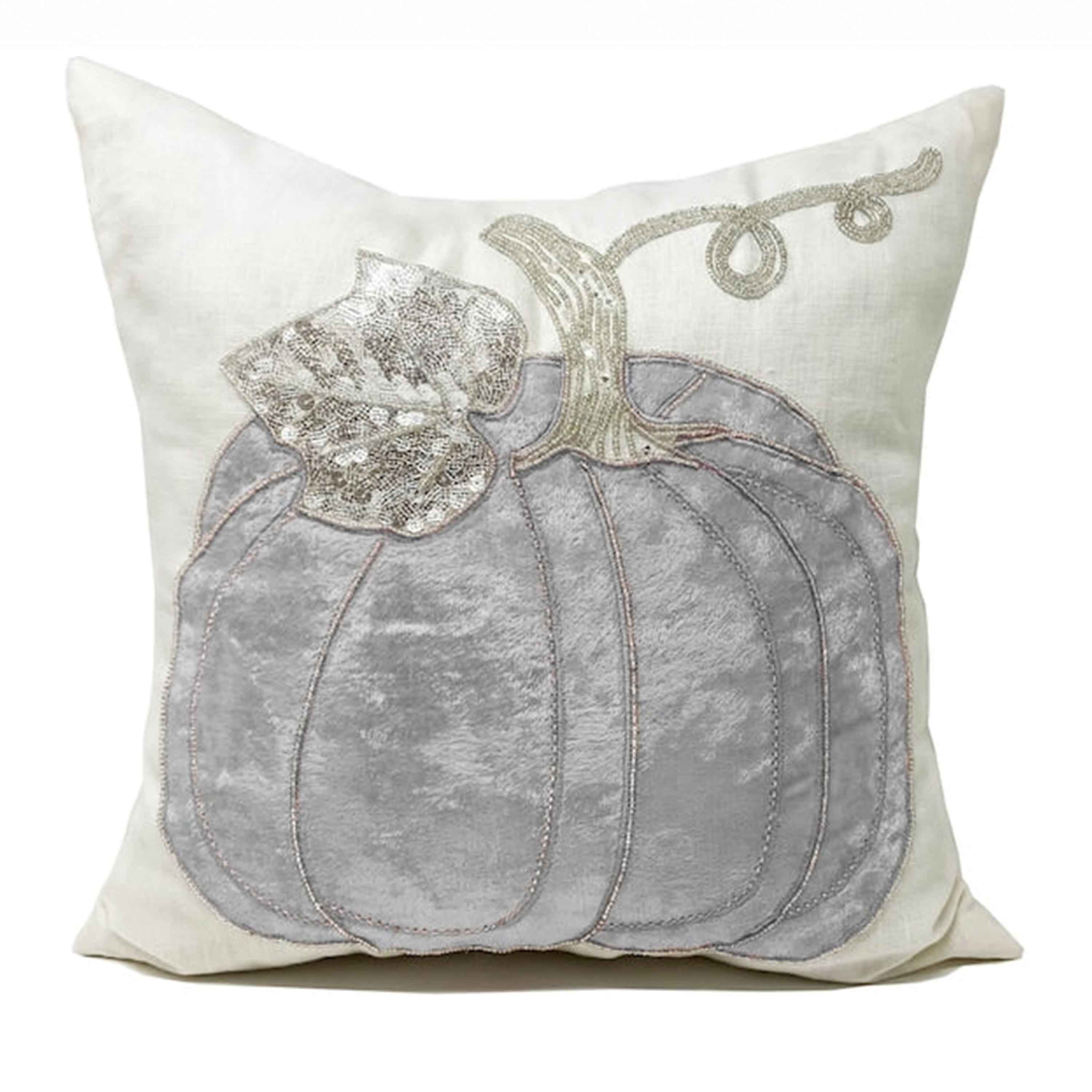 Pink Pumpkin Pillow Cover