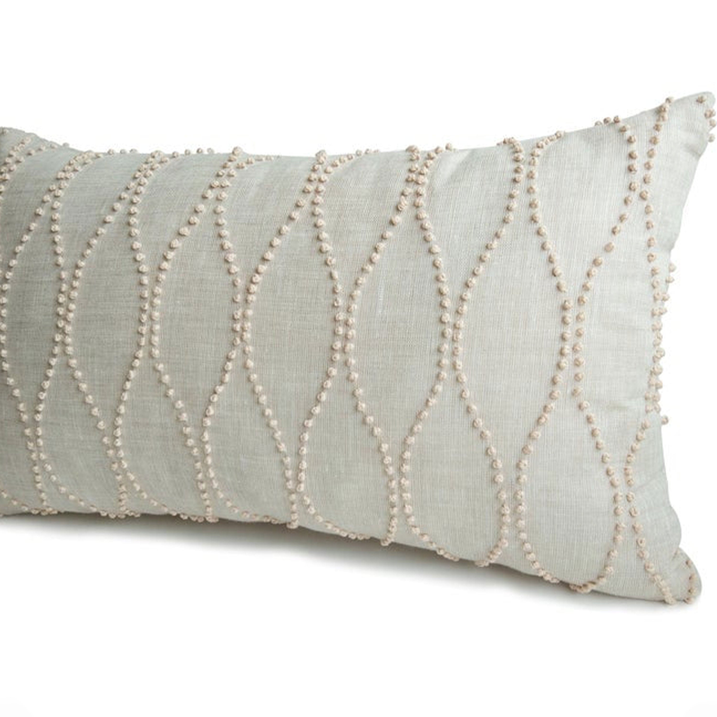 French Knot Minimalist Pillow Cover