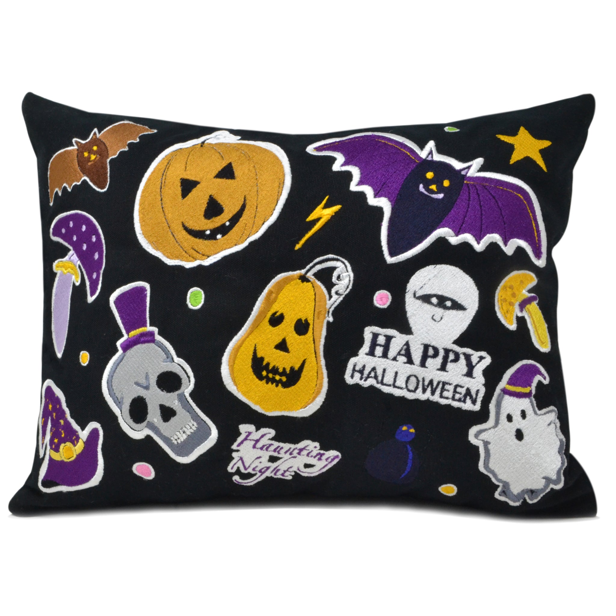 Halloween Pumpkin Throw Pillow Cover