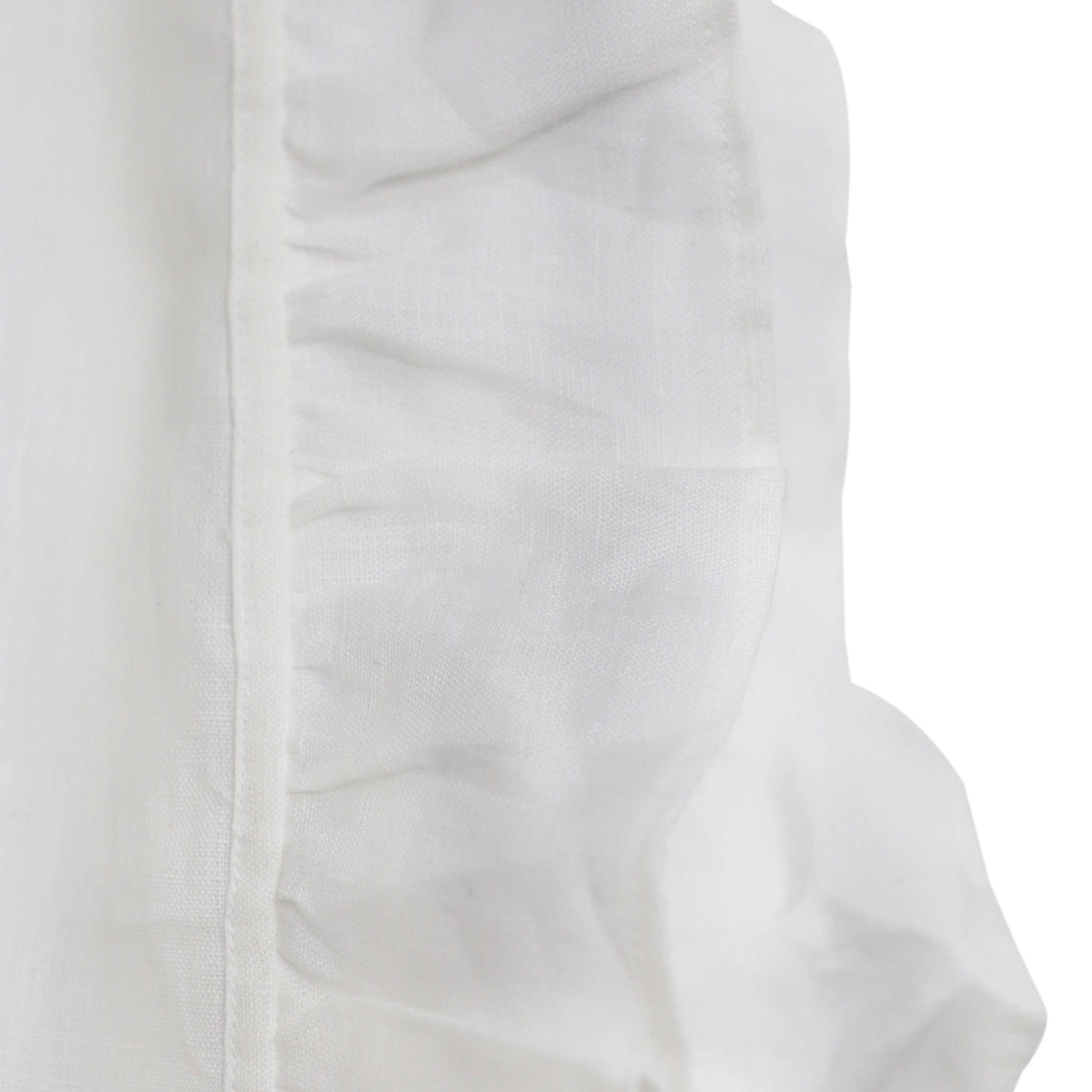 Linen Ruffle Curtains