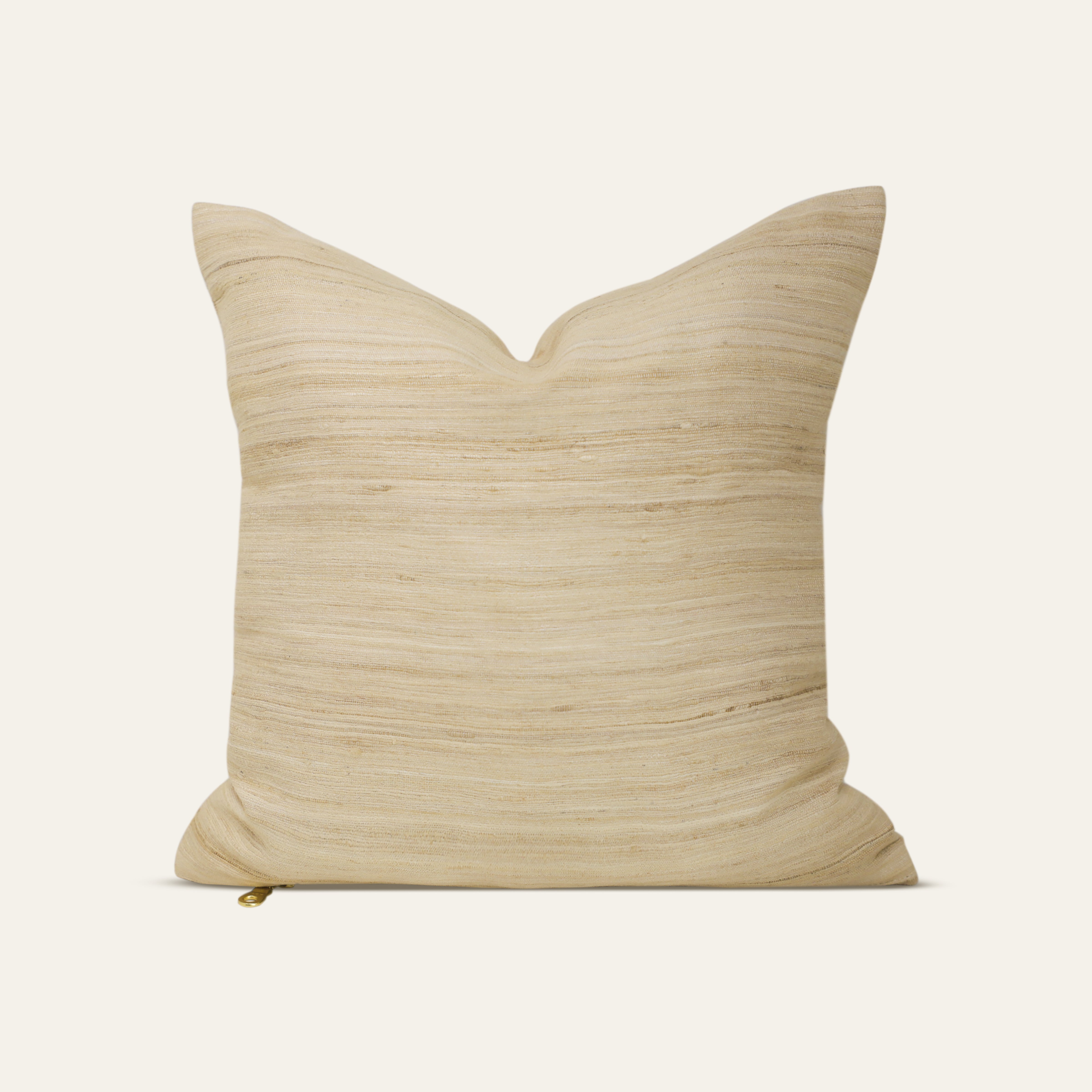 Woven Stories Collection - Raw Silk Throw Pillow Cover