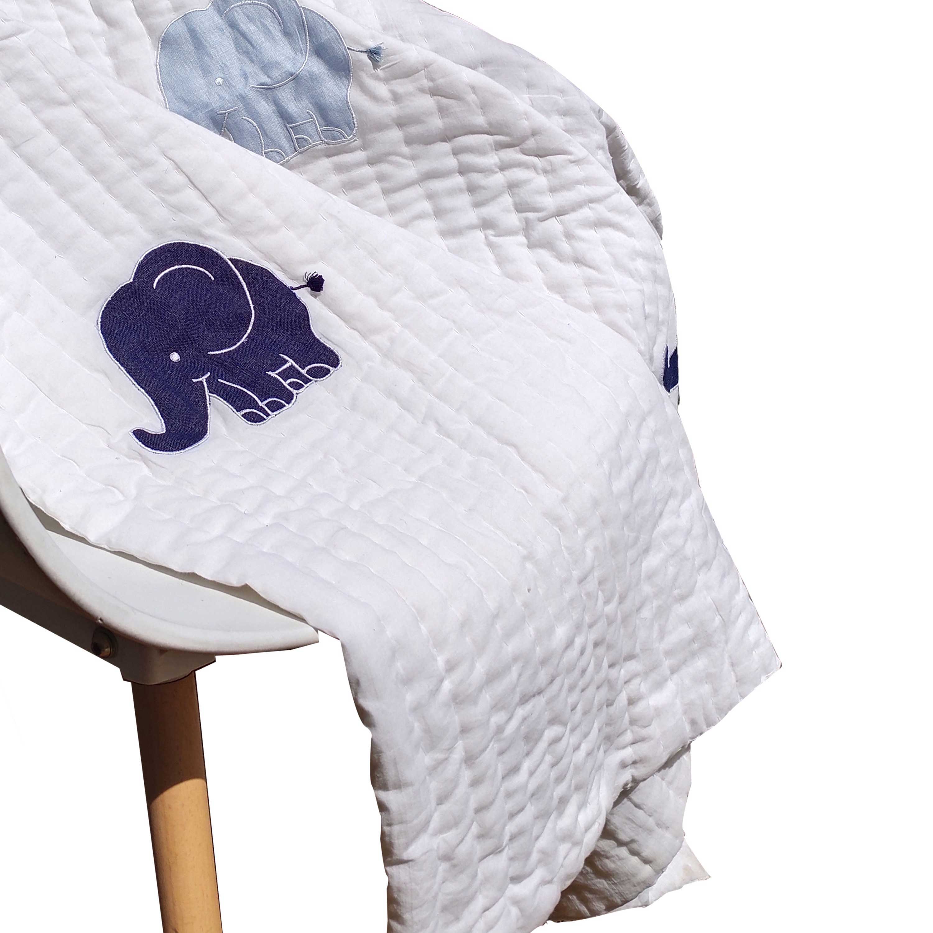 Elephant Quilt For Kids and Toddlers