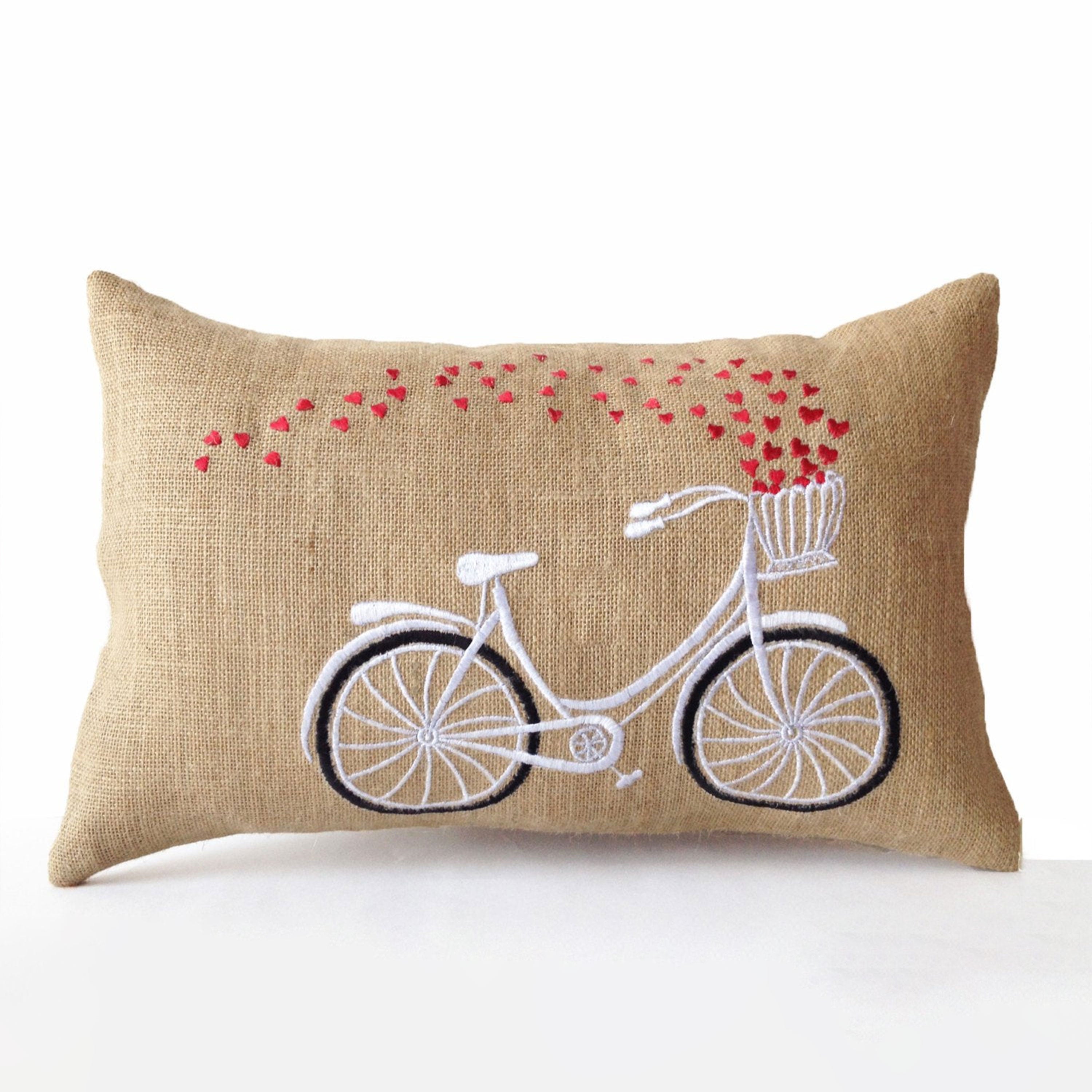 Bicycle Throw Pillow