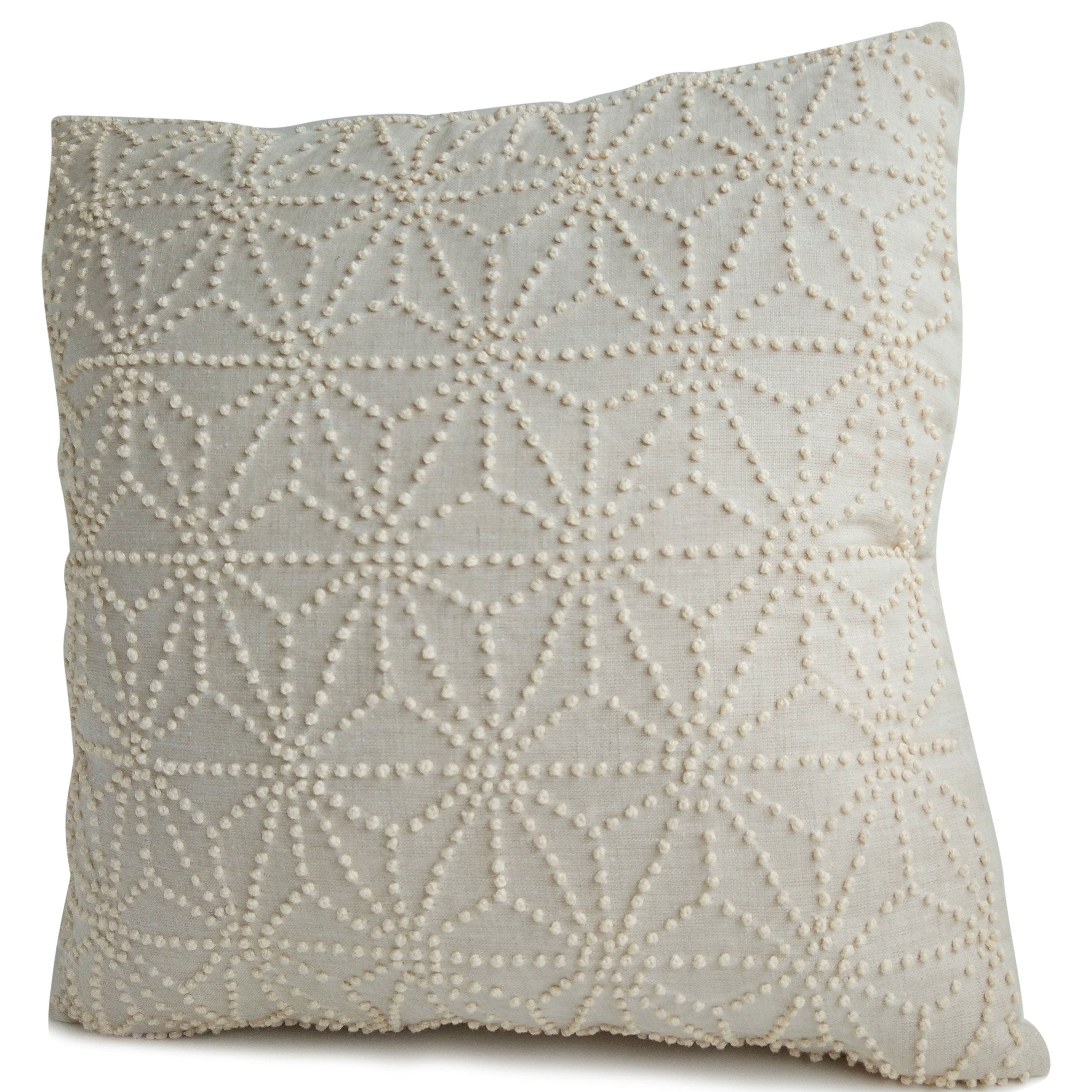 Asa no Ha Oatmeal Linen Pillow