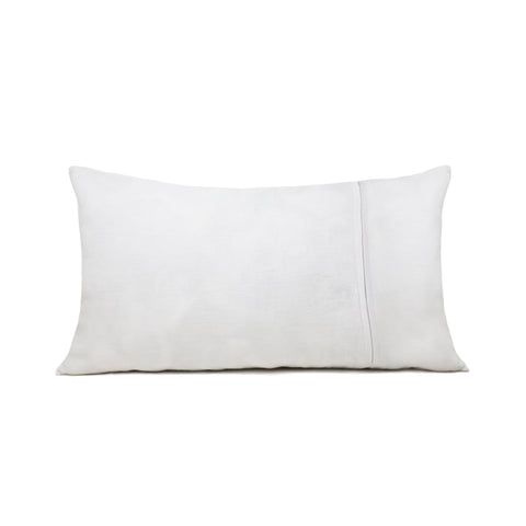 Shop for handmade white linen pillow covers with custom monogram