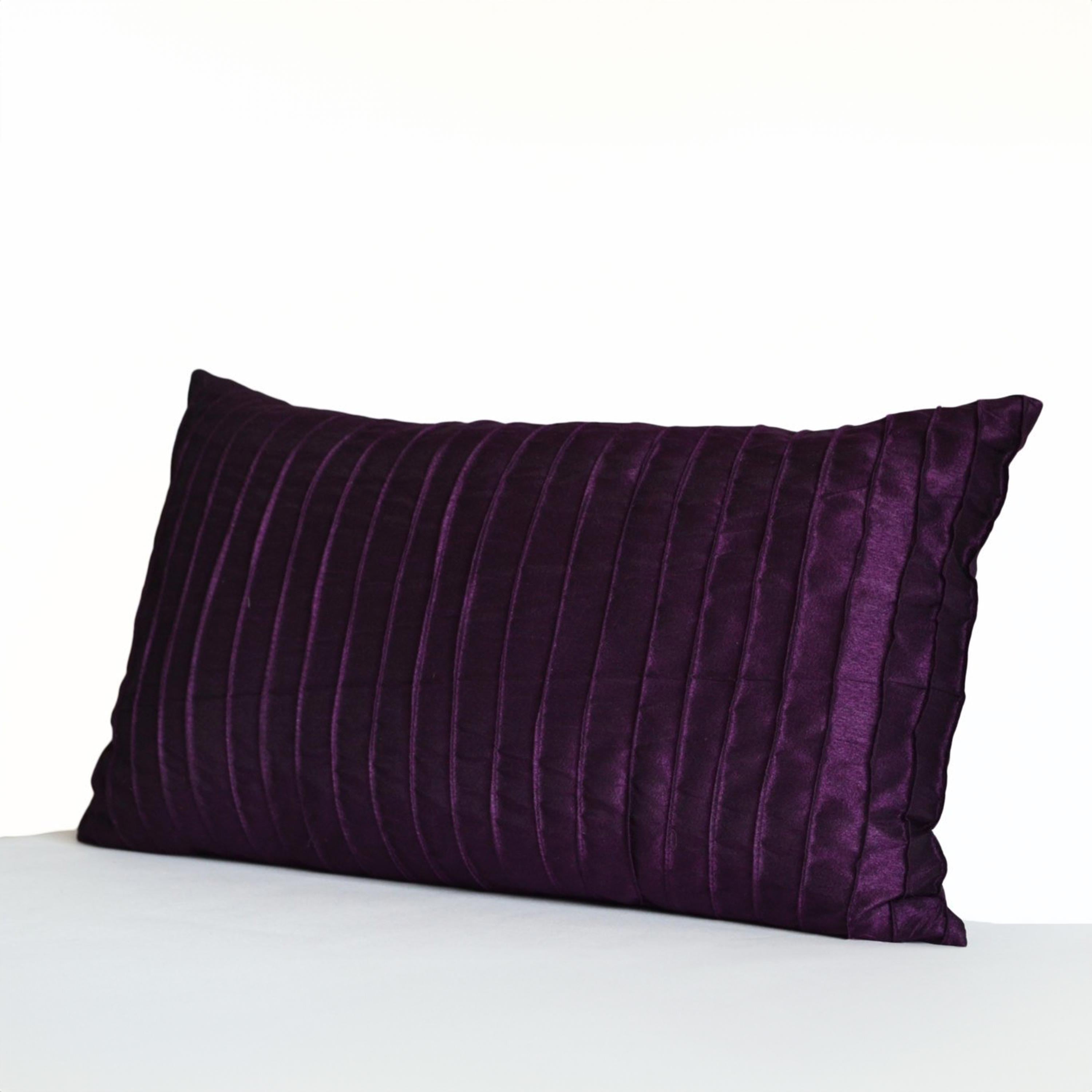 Purple Pillow Covers, Purple Decorative Pillow Dark Purple Throw Pillow Case