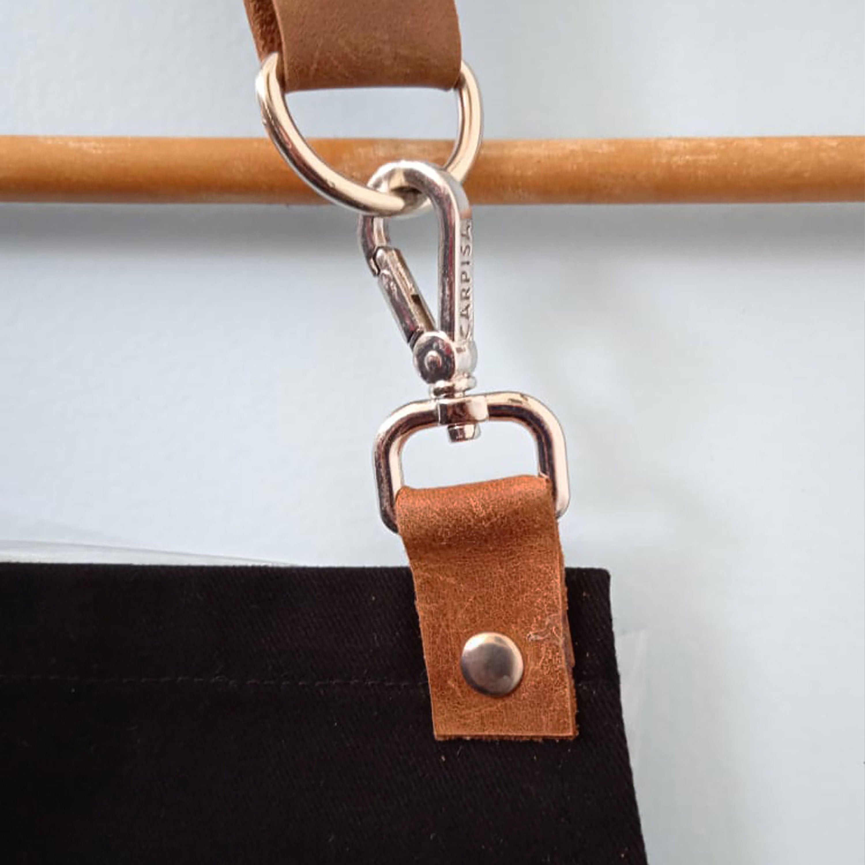 Apron With Adjustable/Removeable Leather Straps