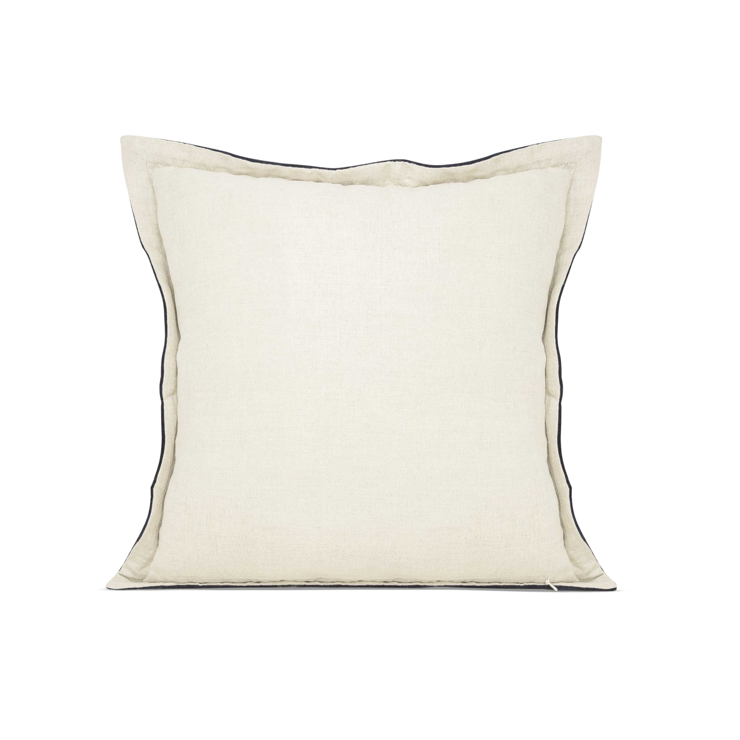 Suede and Linen Throw Pillow Cover