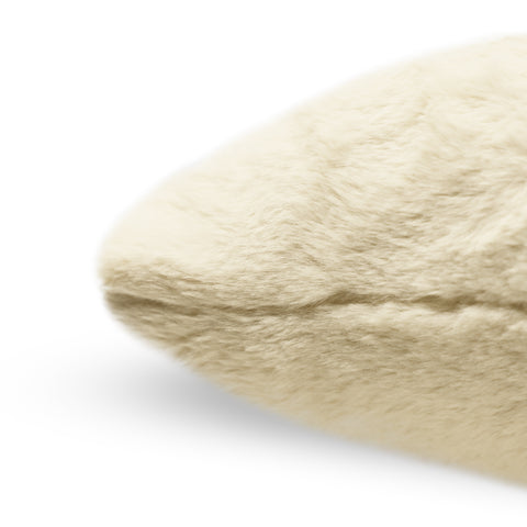 Faux Fur Pillow Cover, Soft Dense Pile Polyester Fur Pillow Case