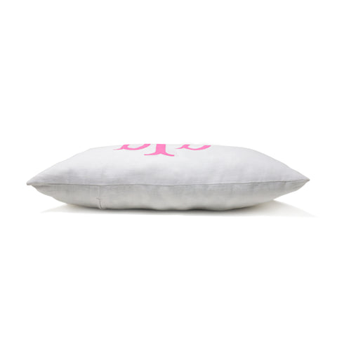 Monogram Pillow Covers, Monogram Throw Pillow, Monogram Lumbar Pillow