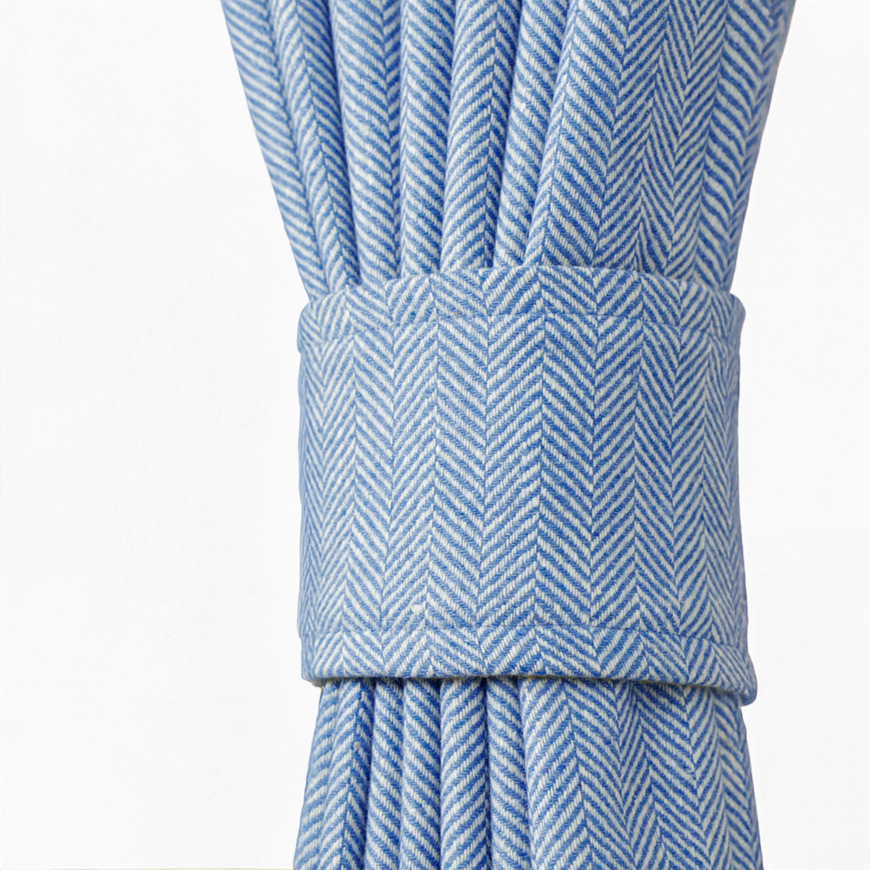 Custom Wool Curtains - Double Layer Thermal Drapes, Insulated Window Panels, Handmade Luxury Curtains with Leather Tabs & Snap Buttons