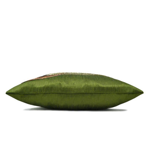 Olive Green Mid Century Pillow Cover