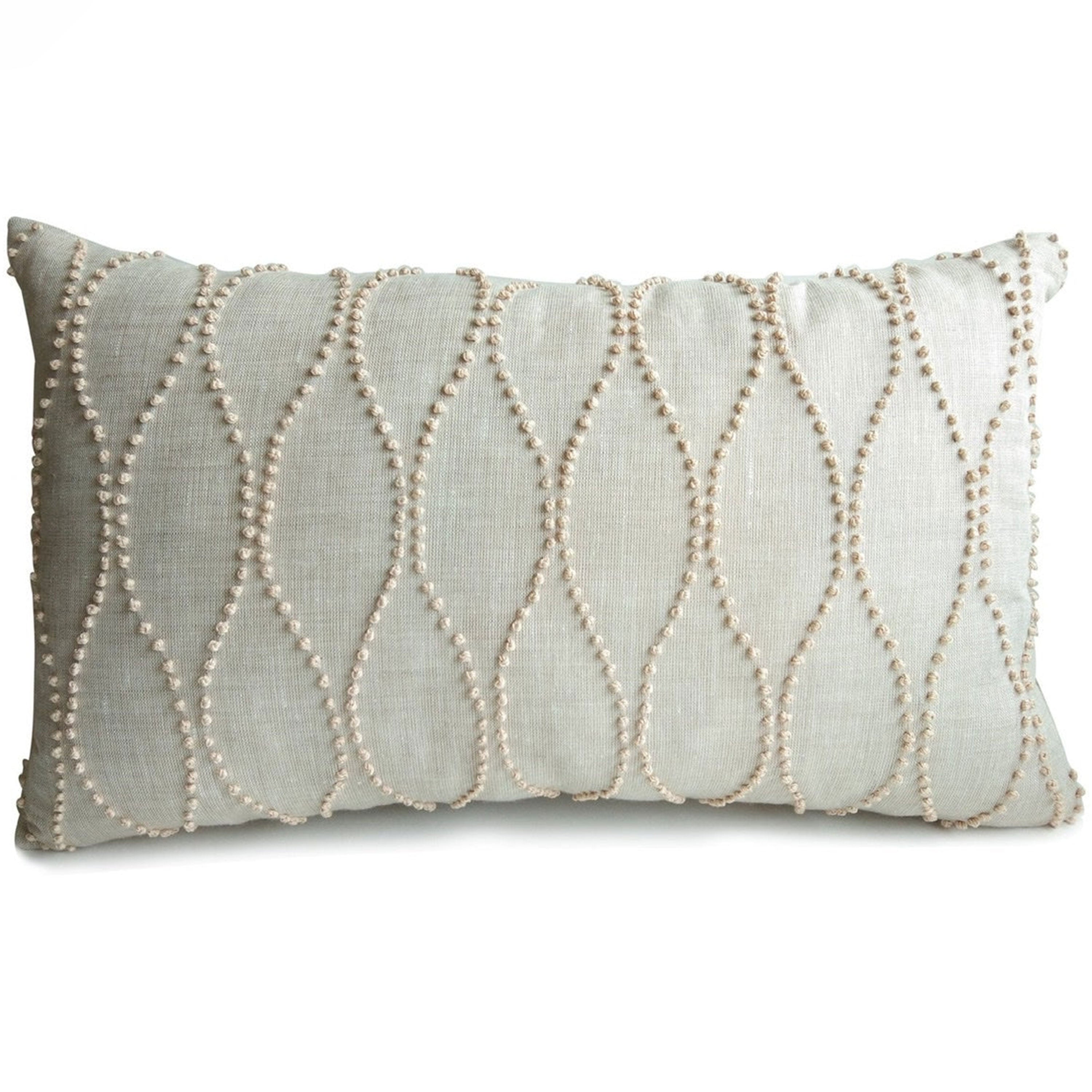 French Knot Minimalist Pillow Cover