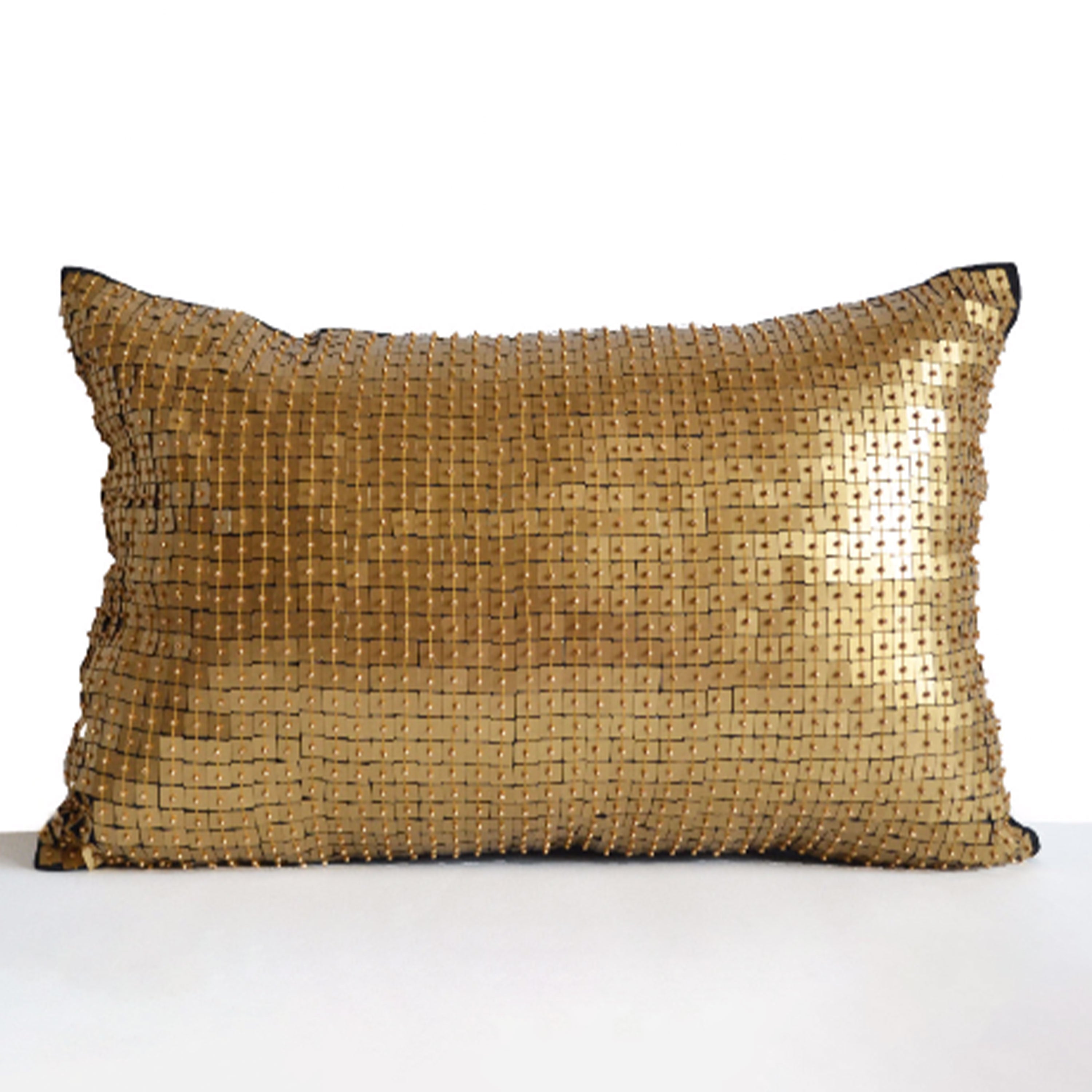Gold Sequin Throw Pillow Covers Gold Cushion Gold Navy Pillow