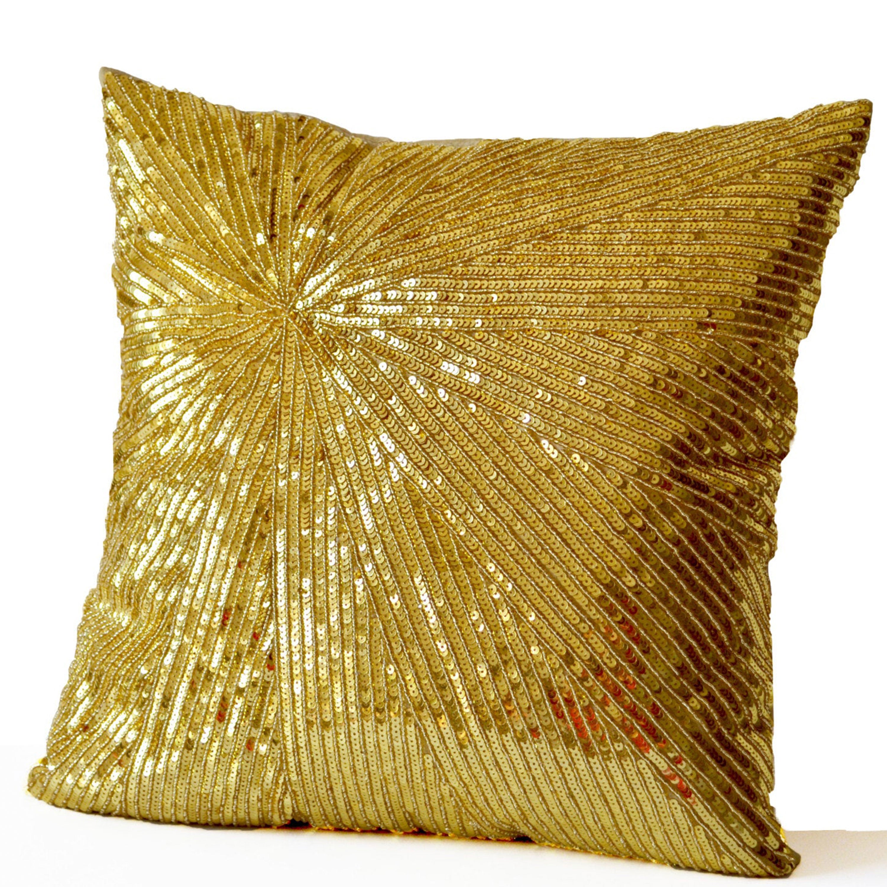 Gold Sequin Pillow