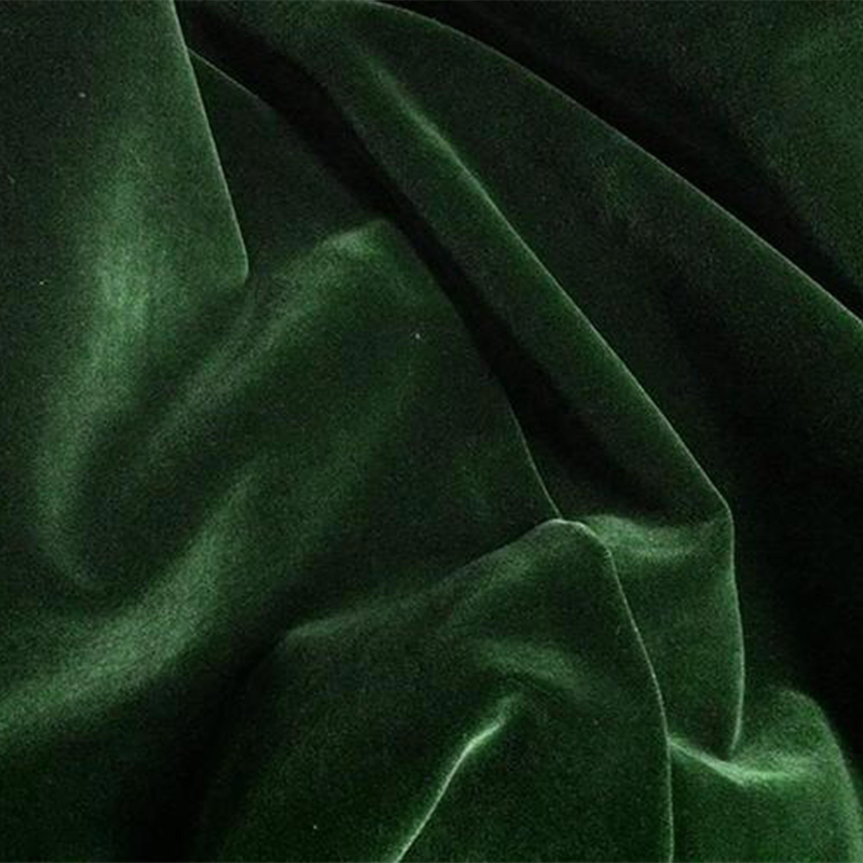 Emerald Green Velvet Curtain