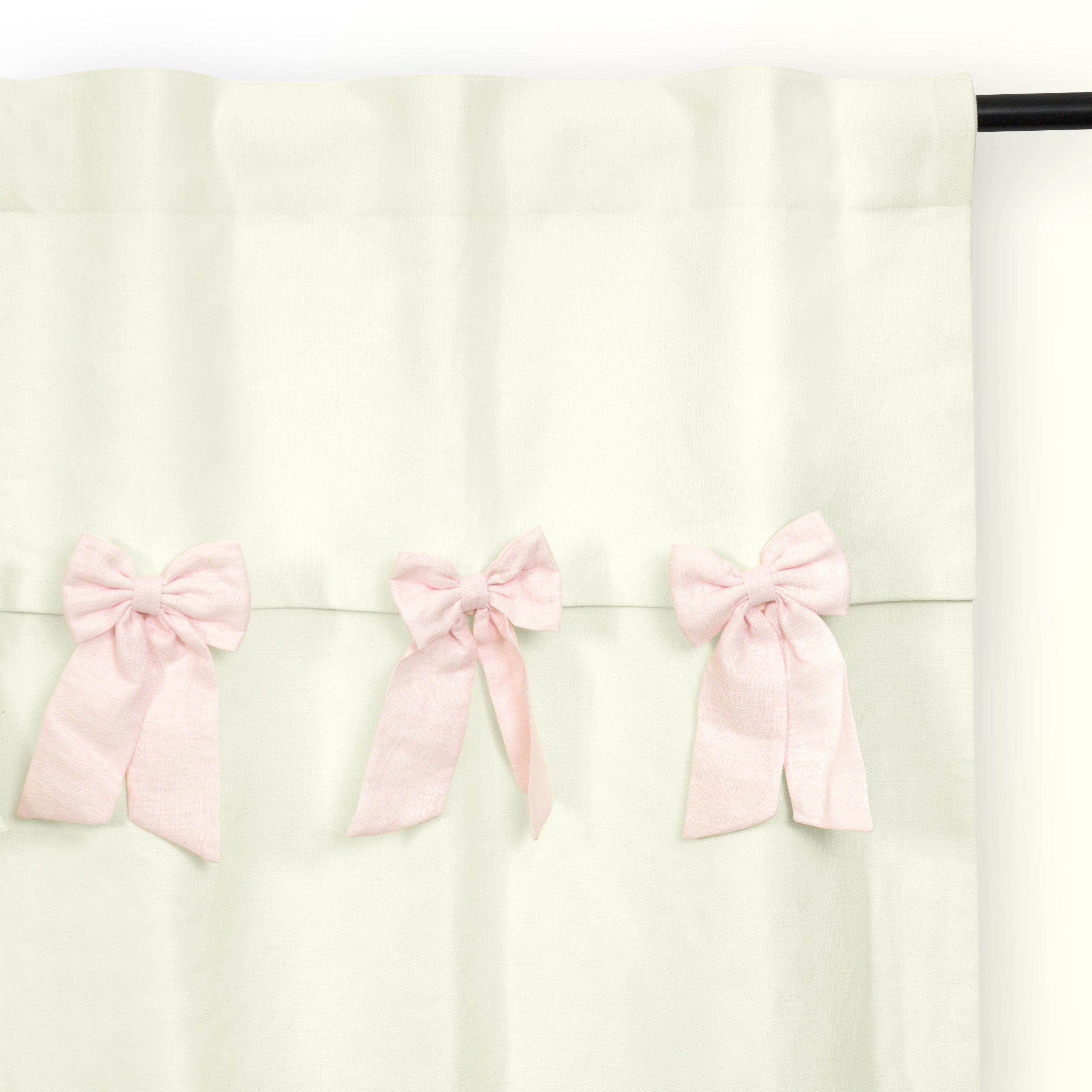 Custom Bow Valance Curtain