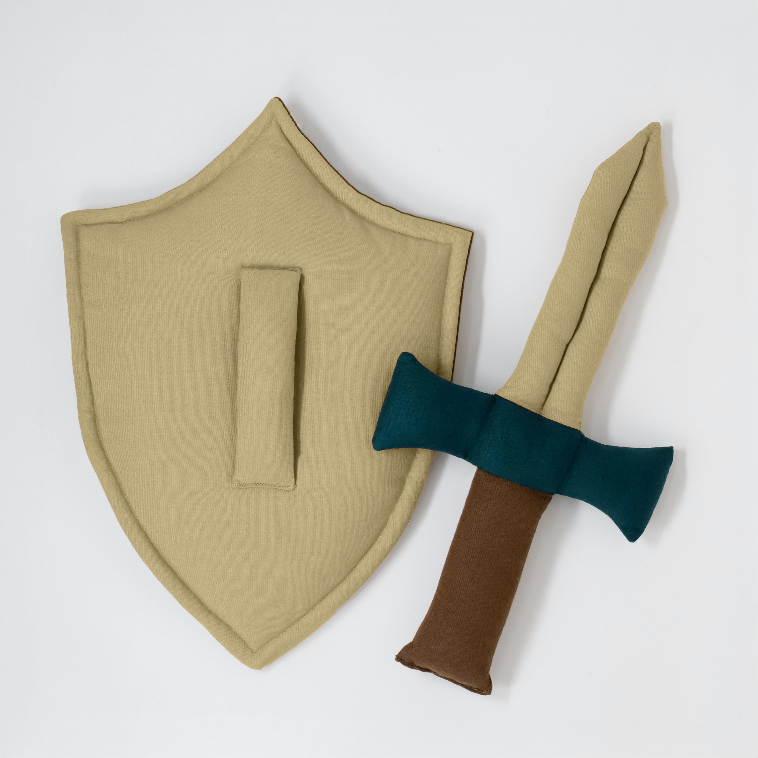 Doorway Puppet Theatre with Sword, Shield, Crown & Armor