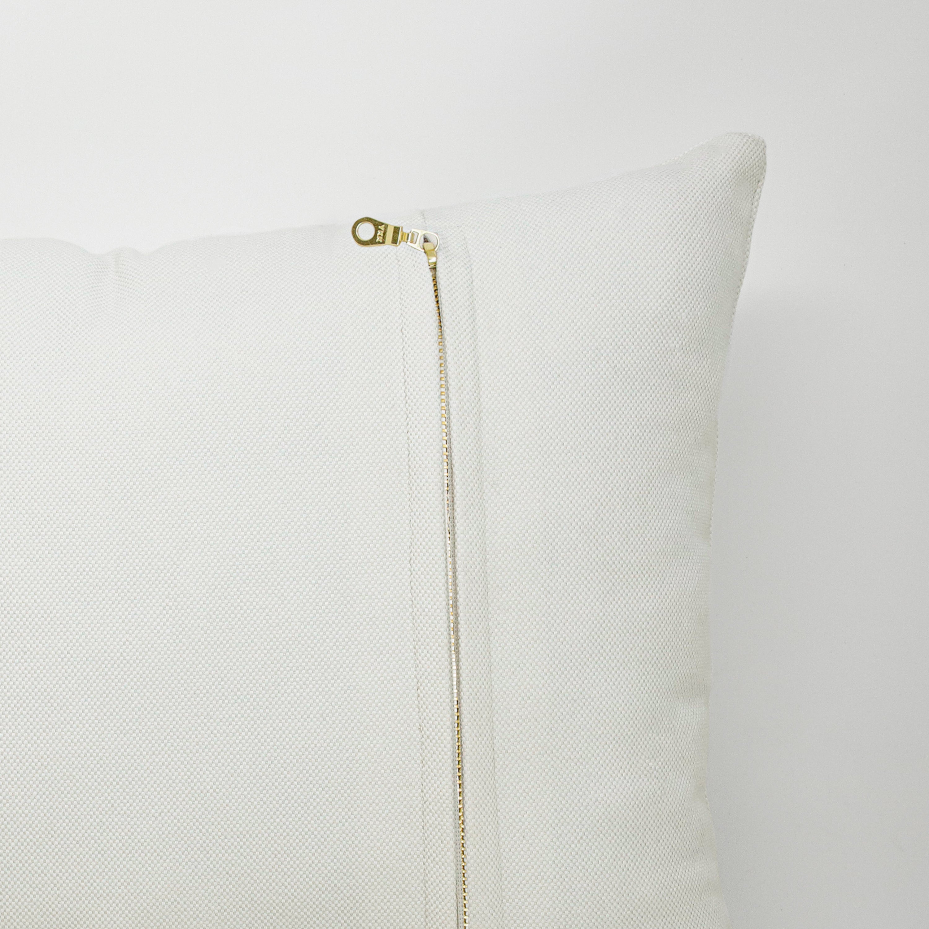Vintage Embroidered Monogram Decorative Pillow Cover