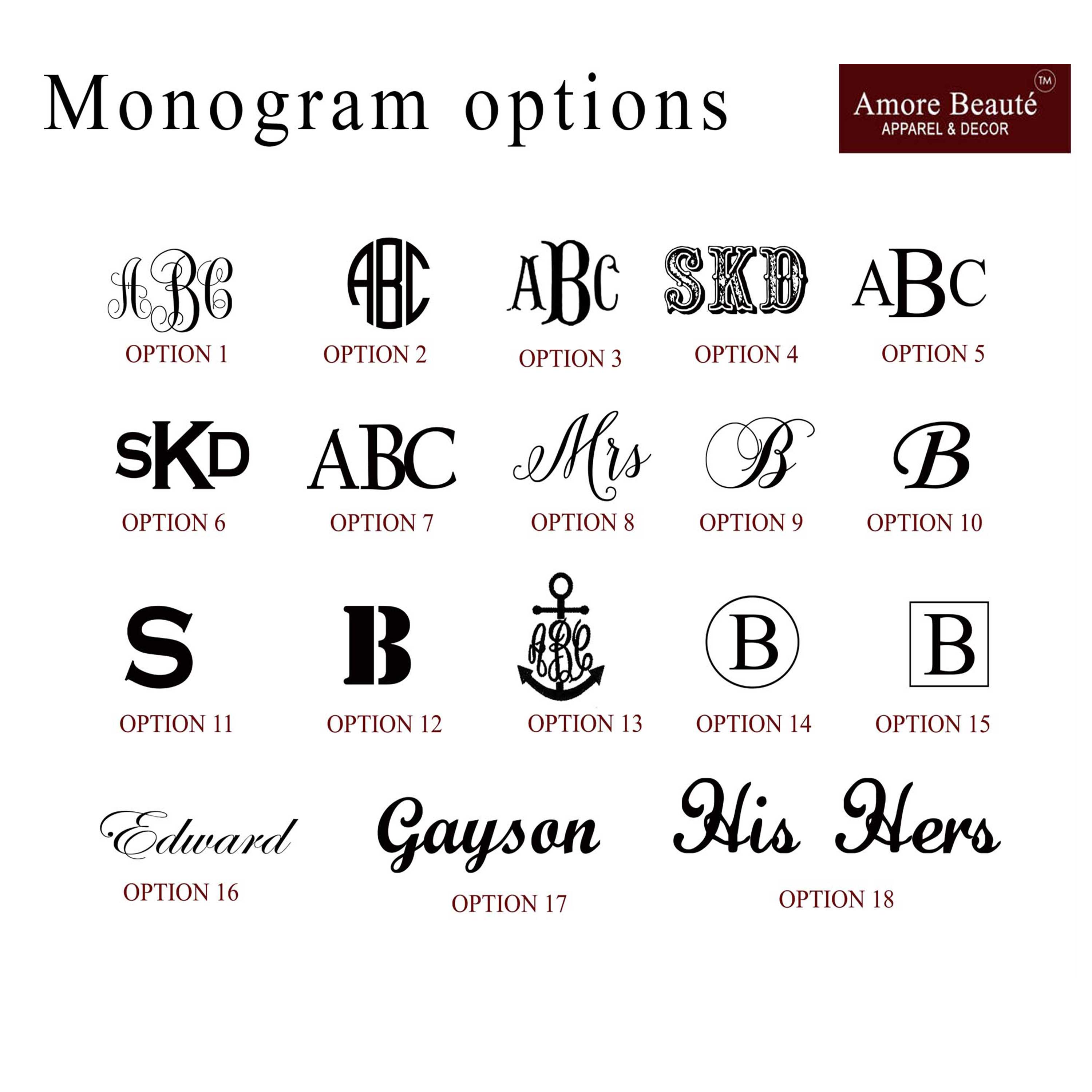 Monogram Shower Curtain