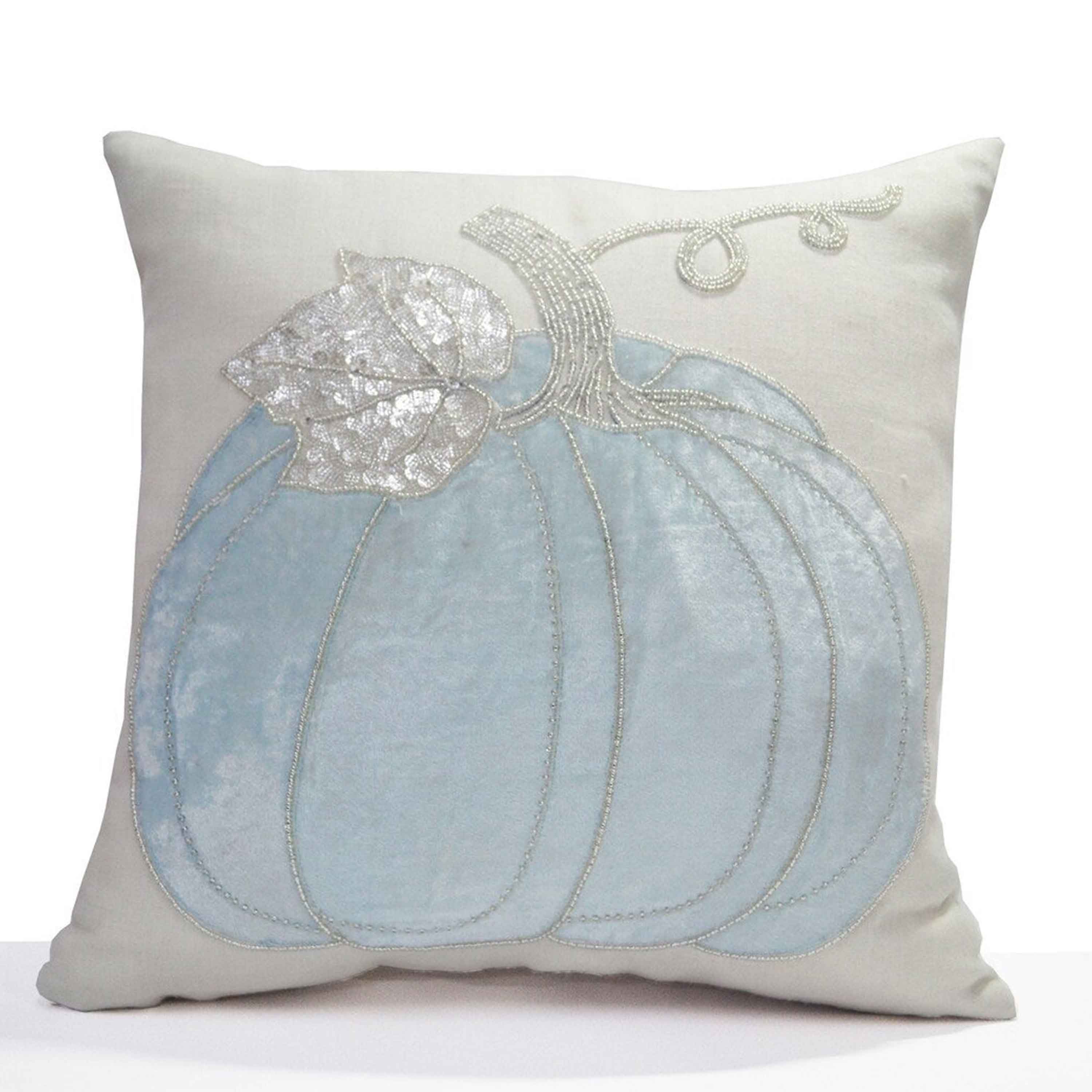 Pink Pumpkin Pillow Cover