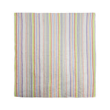 Handmade Colorful Striped Cotton Quilt