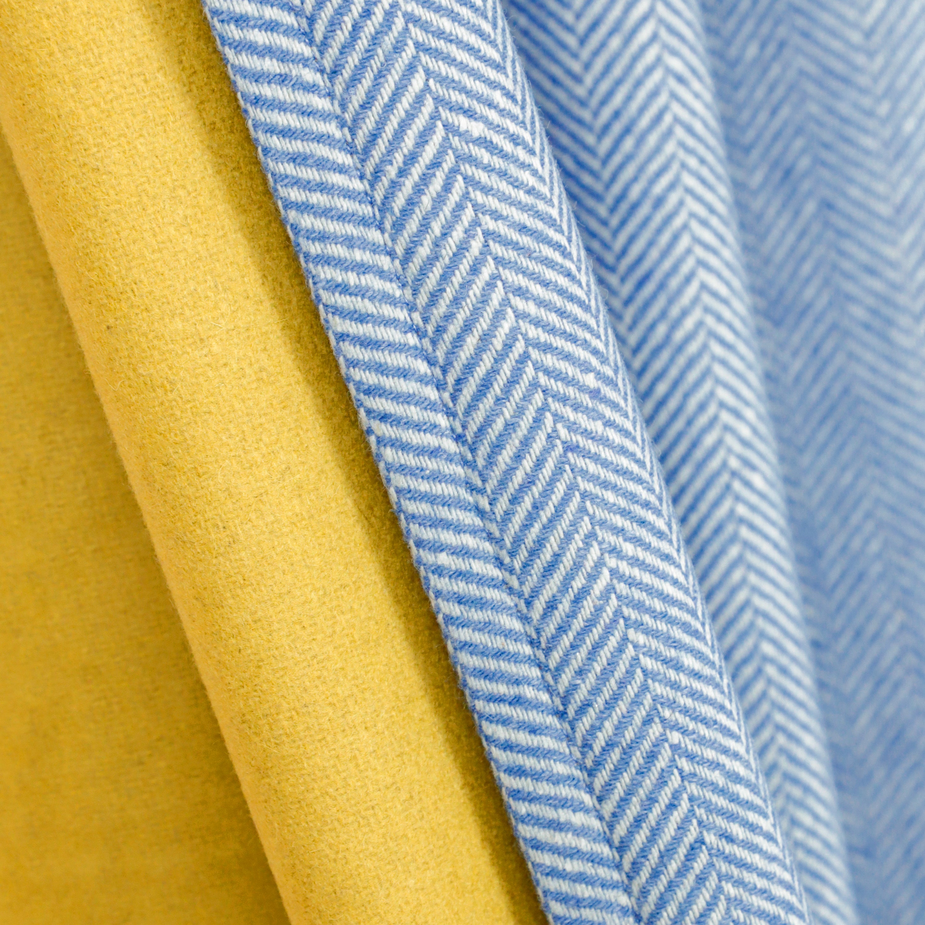 Custom Wool Curtains - Double Layer Thermal Drapes, Insulated Window Panels, Handmade Luxury Curtains with Leather Tabs & Snap Buttons