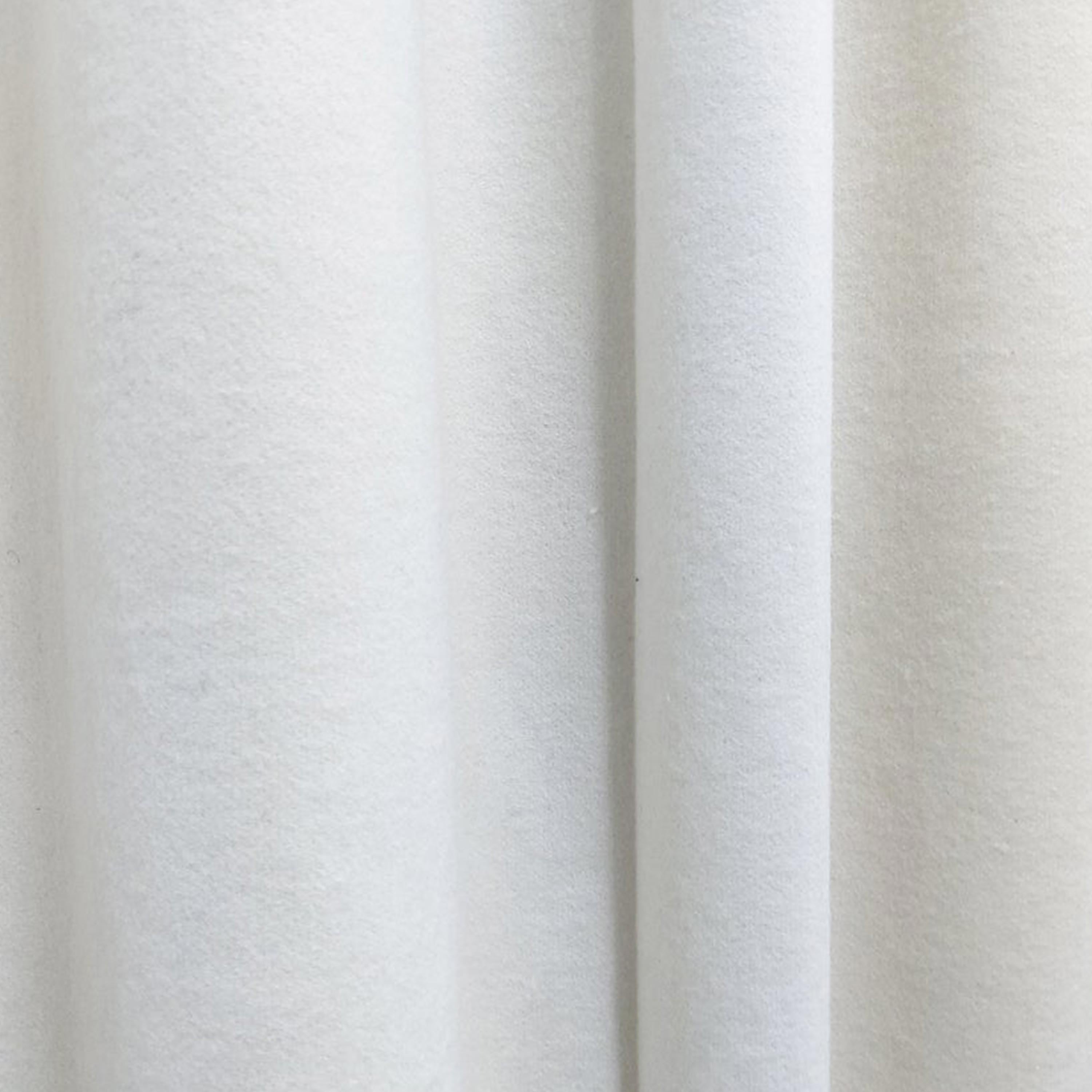 Wool Felt Curtains with Genuine Leather Tabs