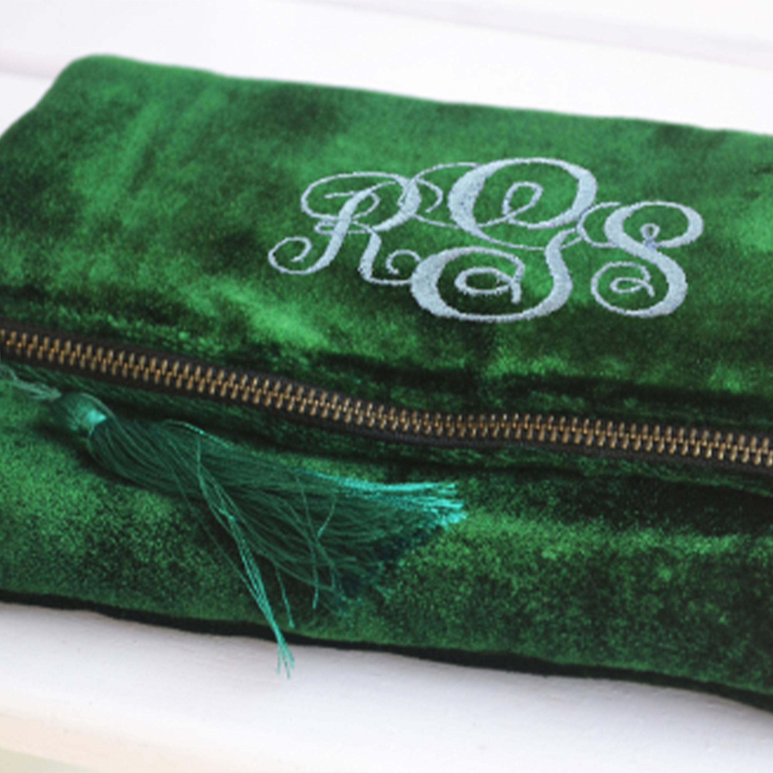 Personalized Velvet Clutch