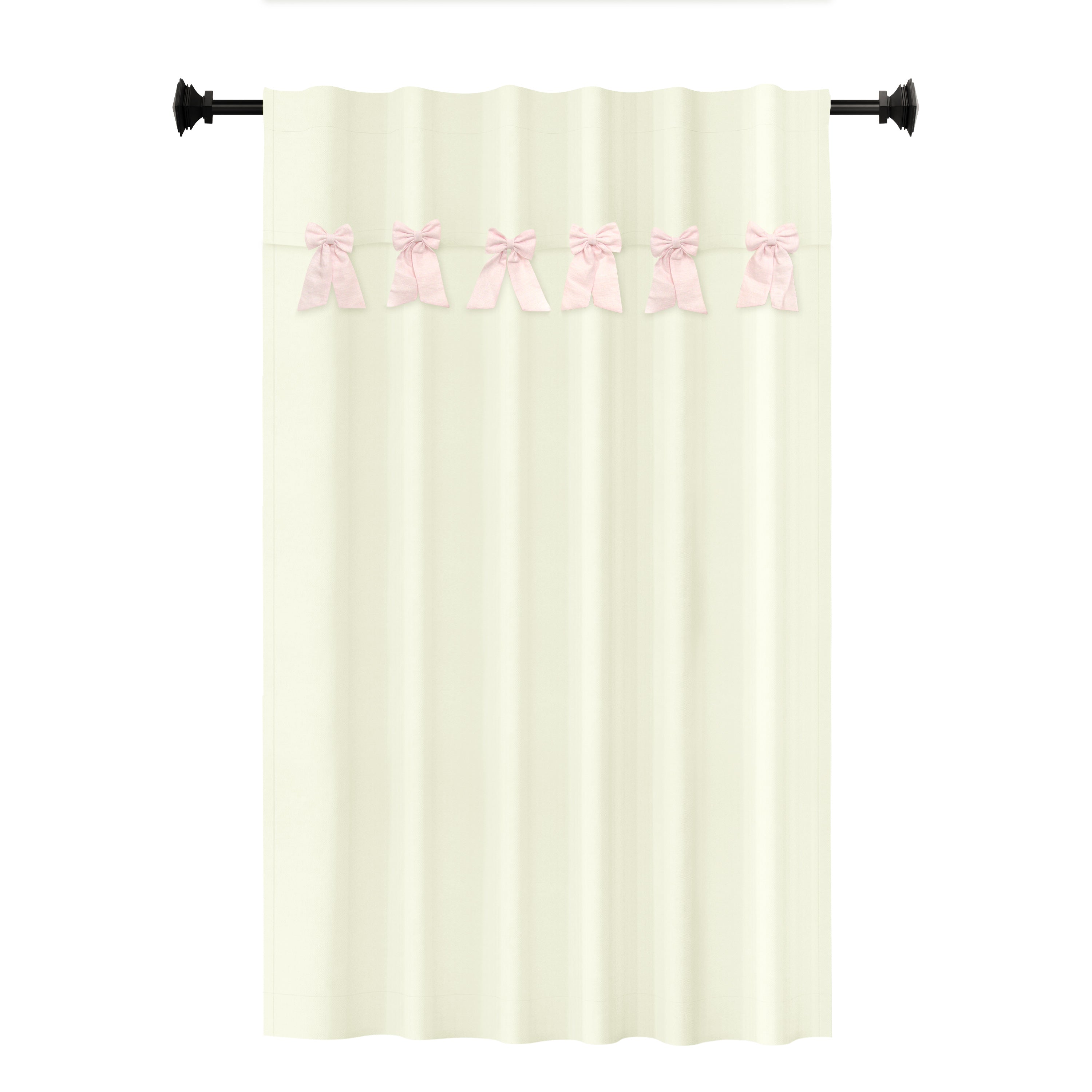 Custom Bow Valance Curtain