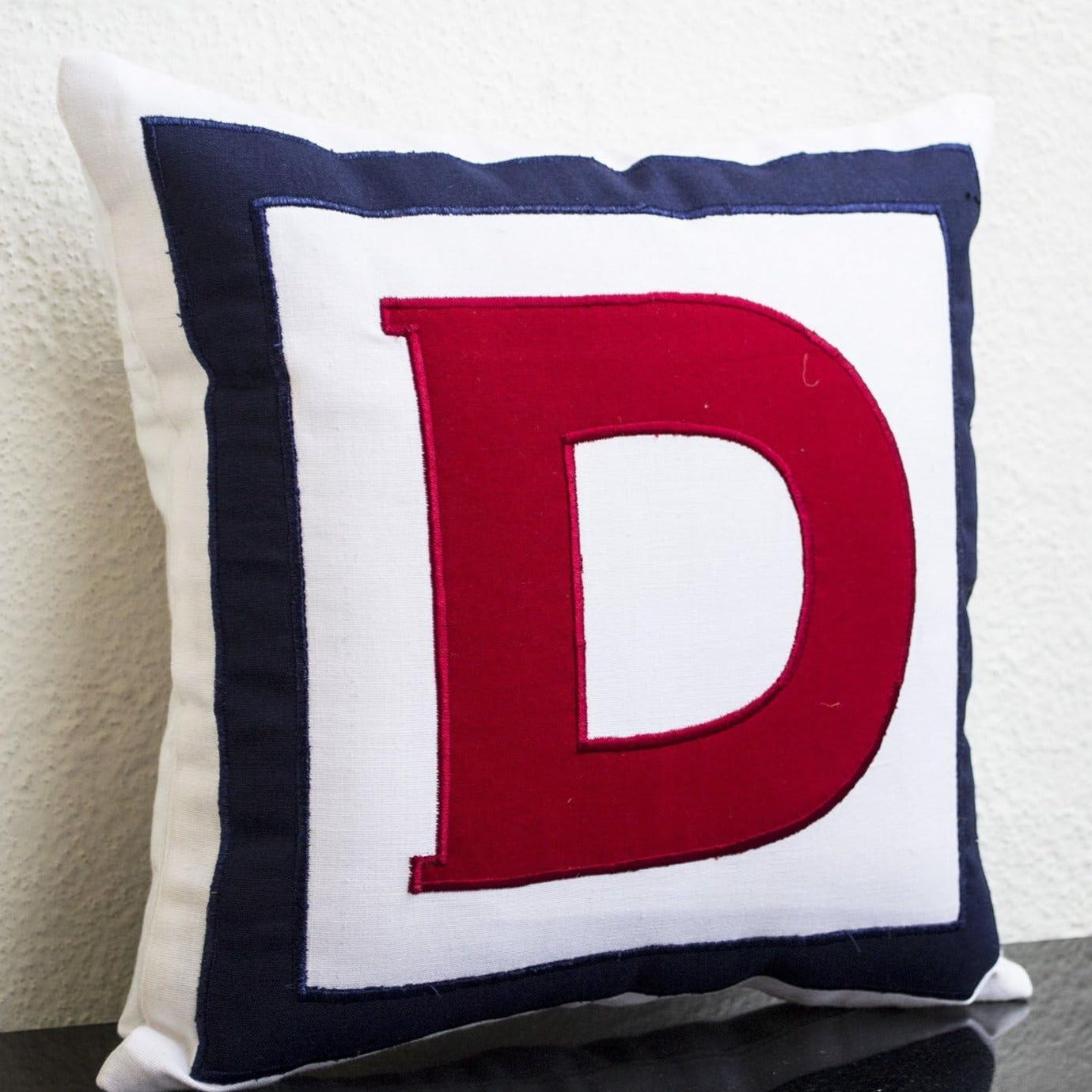 Monogram Pillow - Big letter pillow- Alphabet throw pillow