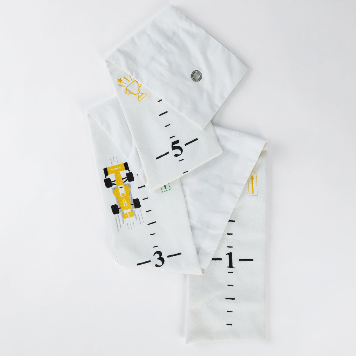 Car Embroidered Growth Chart, Children Growth Chart